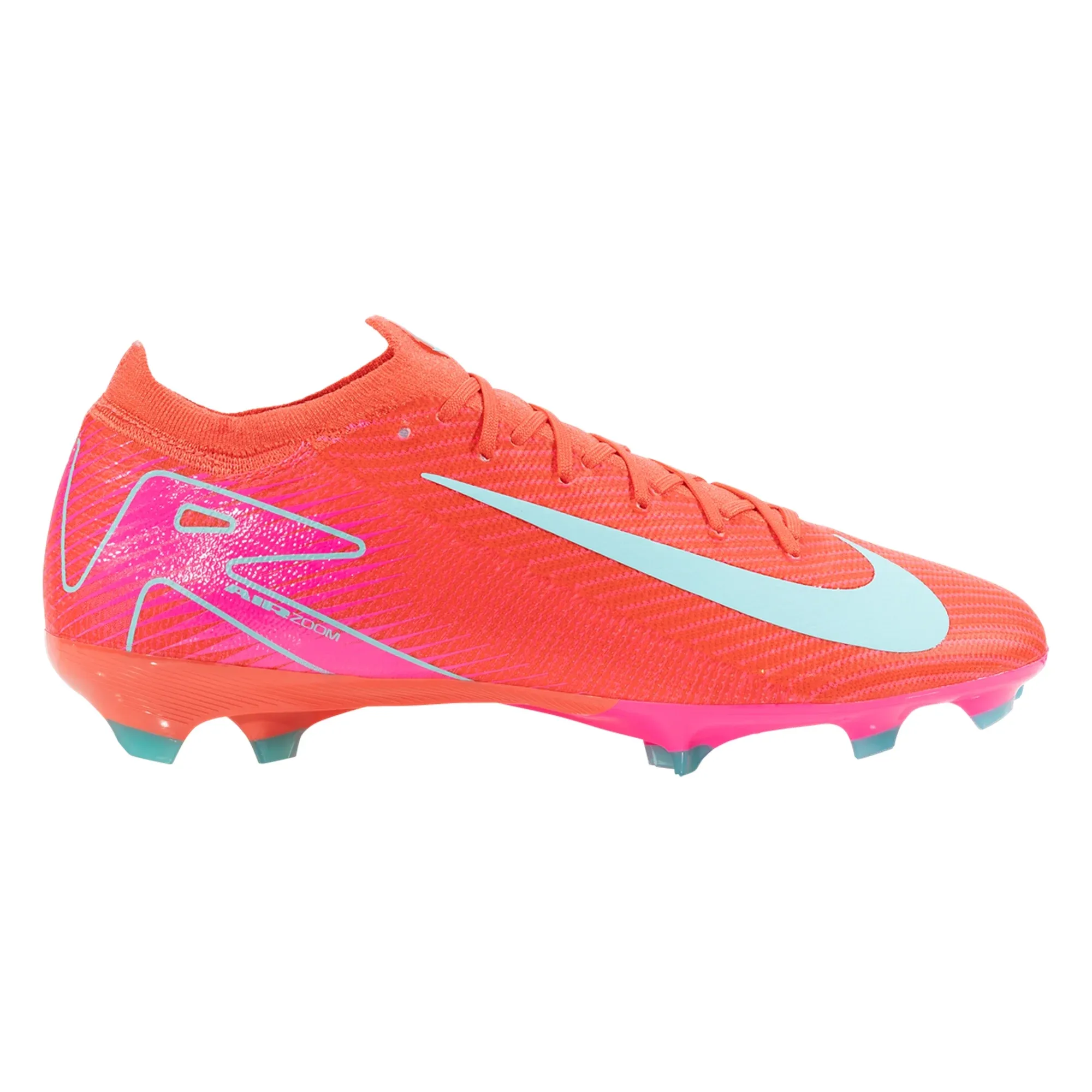 rugby shoes Nike Zoom Vapor 16 Pro FG Soccer Cleats (Ember Glow/Aurora Green)