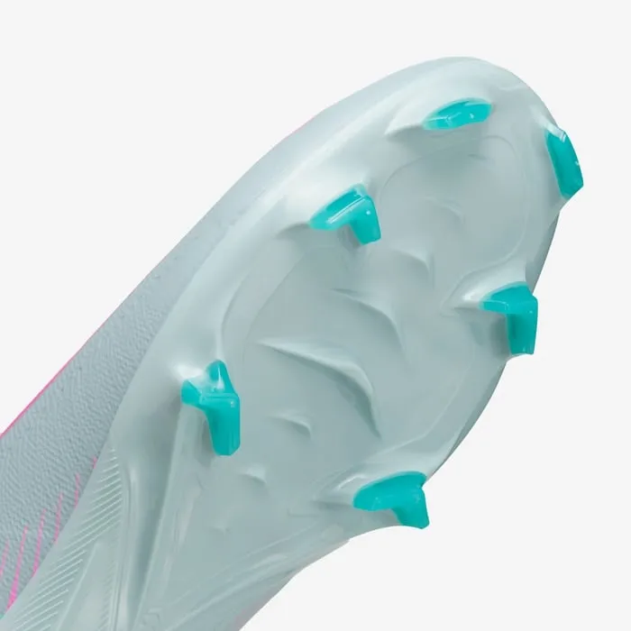 Nike Zoom Vapor 16 Pro FG Soccer Cleats (Ocean Cube/Pink Blast) brand - name shoes Animal-themed kids' shoes
