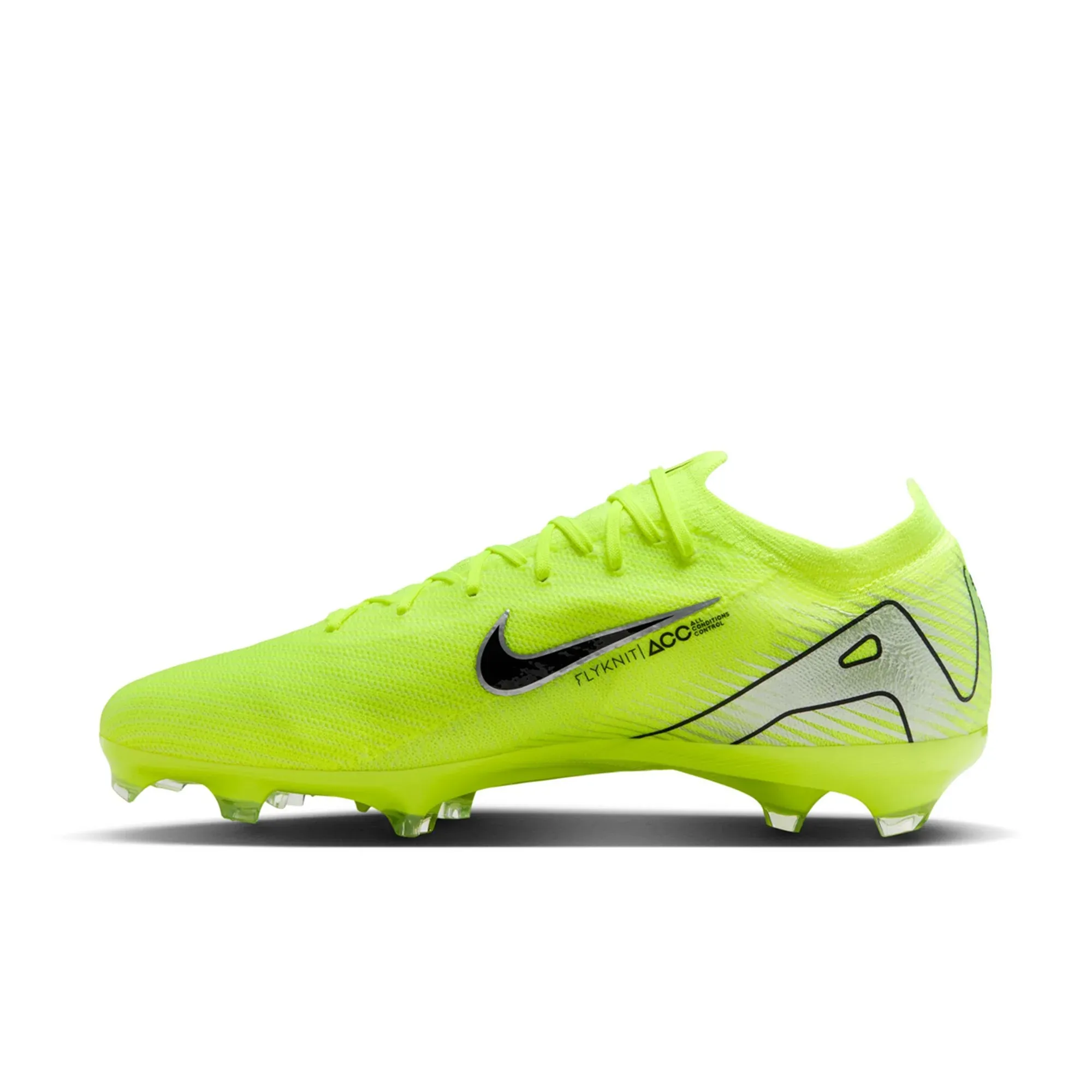 Nike Zoom Vapor 16 Pro FG Soccer Cleats (Volt/Black) Canvas kids' shoes Abstract kids' shoes