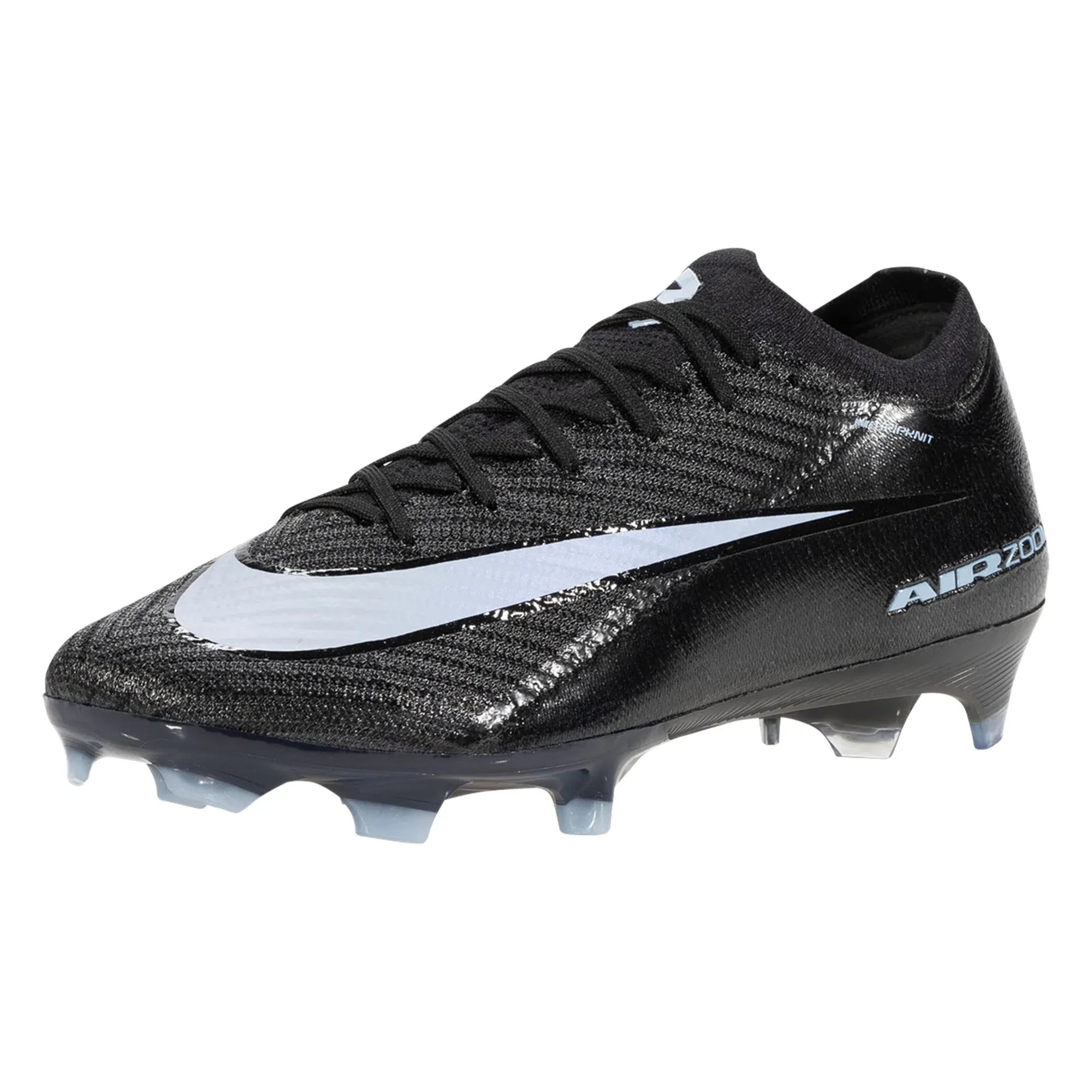 Nike Zoom Vapor 16 Pro Firm Ground Soccer Cleats (Black/Ice Blue) outdoor adventurers