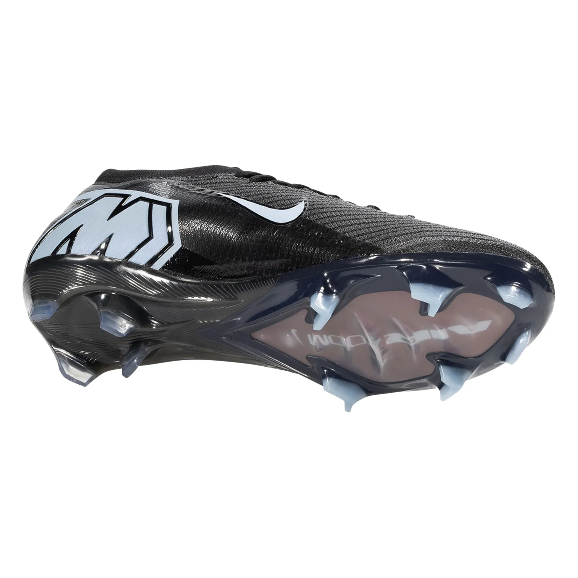 Nike Zoom Vapor 16 Pro Firm Ground Soccer Cleats (Black/Ice Blue) camping - tent shoes warranty