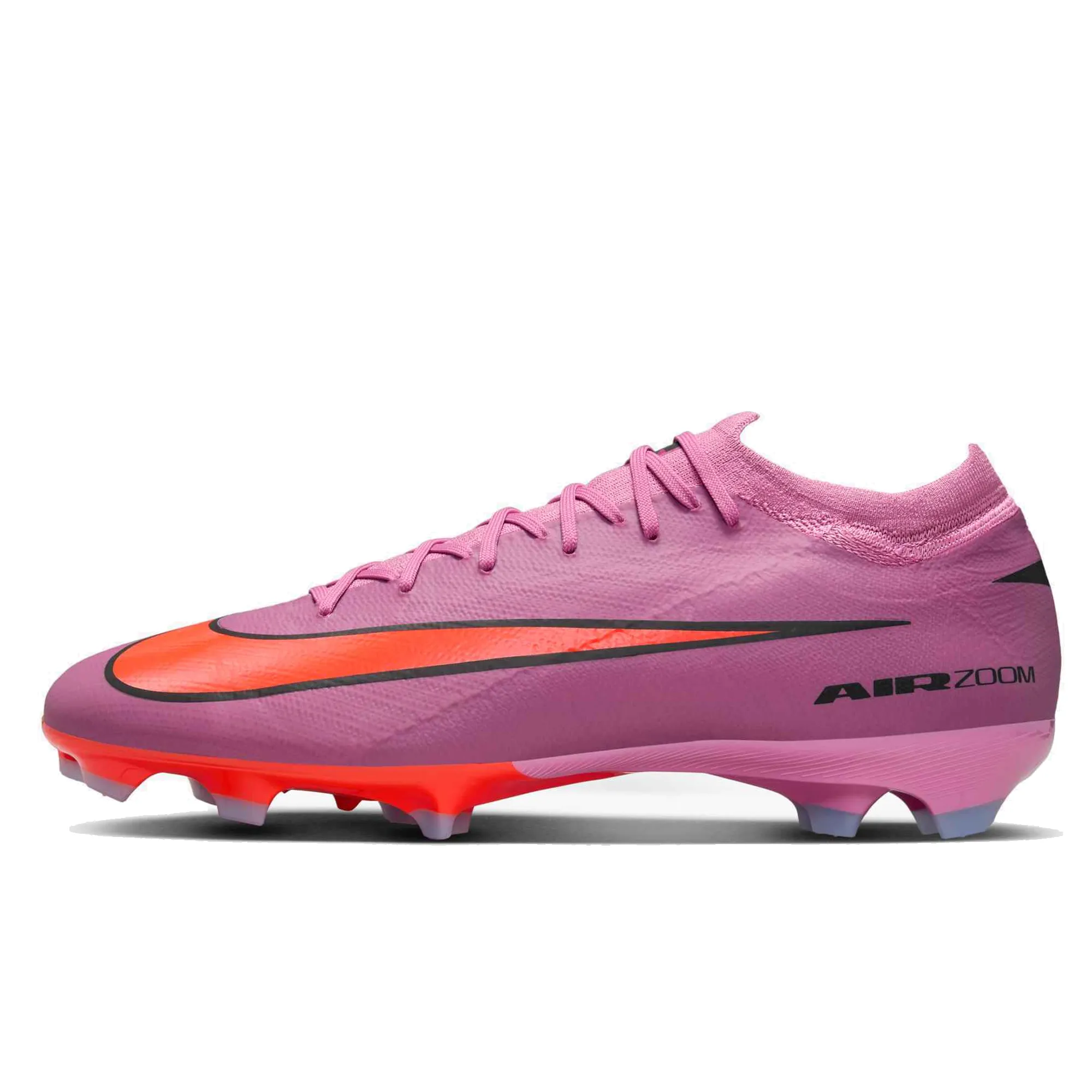 low - traction sole shoes safety shoes Nike Zoom Vapor 16 Pro Firm Ground Soccer Cleats (Magic Flamingo/Black)