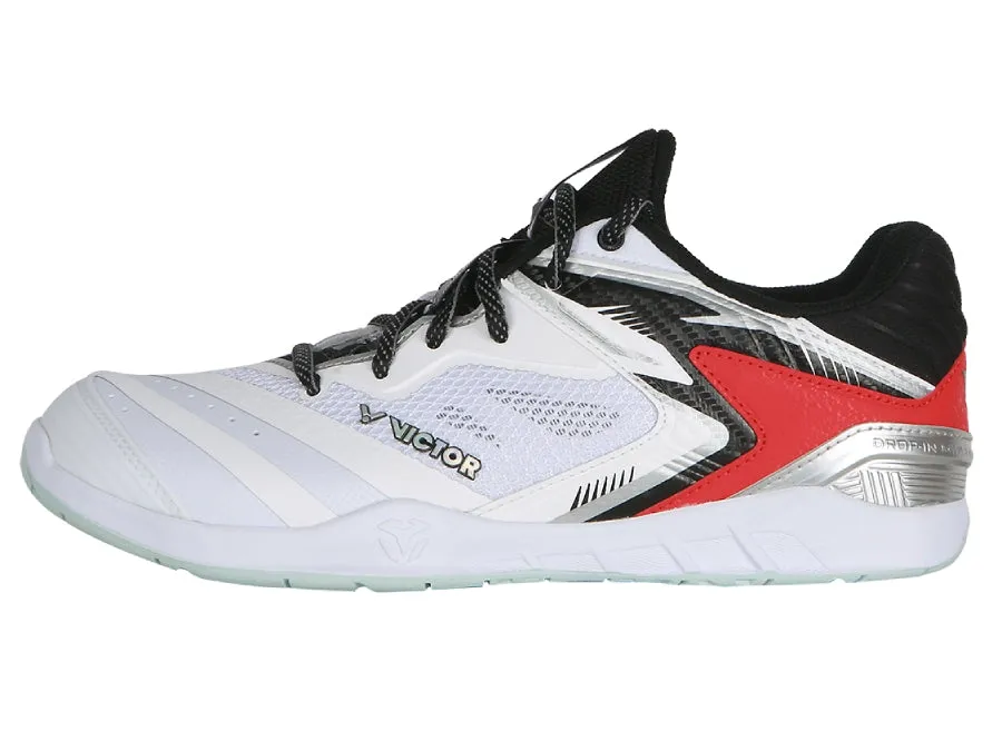 Victor P9200III Badminton Shoes [Pearly White/Black] handsome