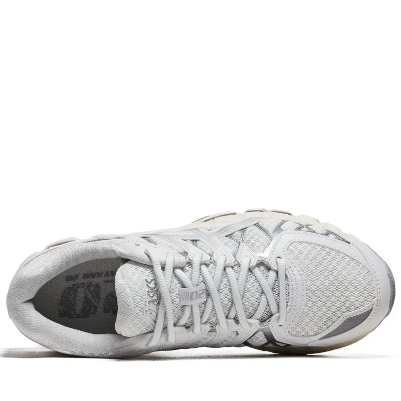 Asics Gel-Kayano 20 - White/Pure Silver Smooth Outsole Recyclable