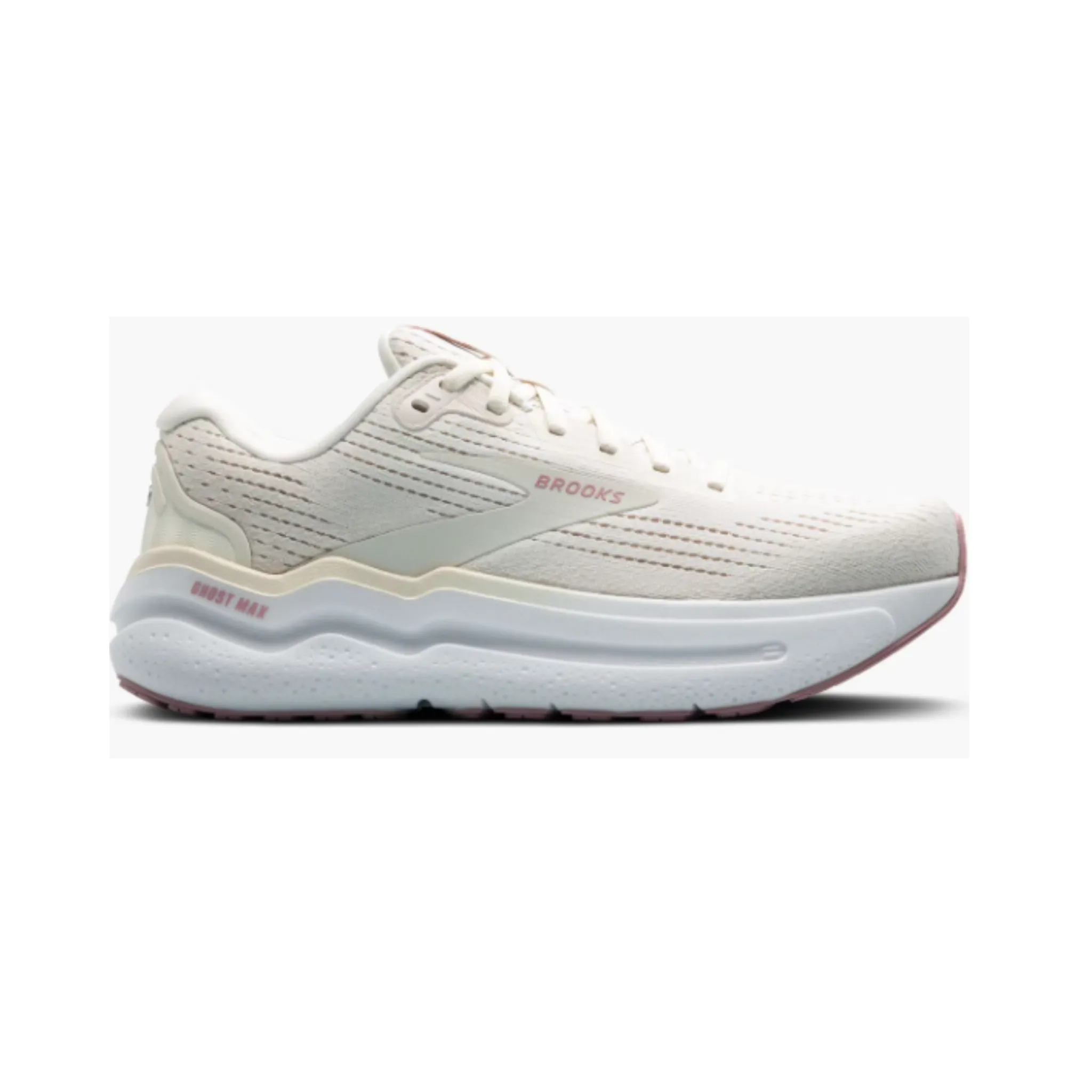 Stretchable Material WOMEN'S GHOST MAX 2 - X-WIDE 2E - 190 COCONUT MILK/GRAY/ZEPHYR - size 7.0