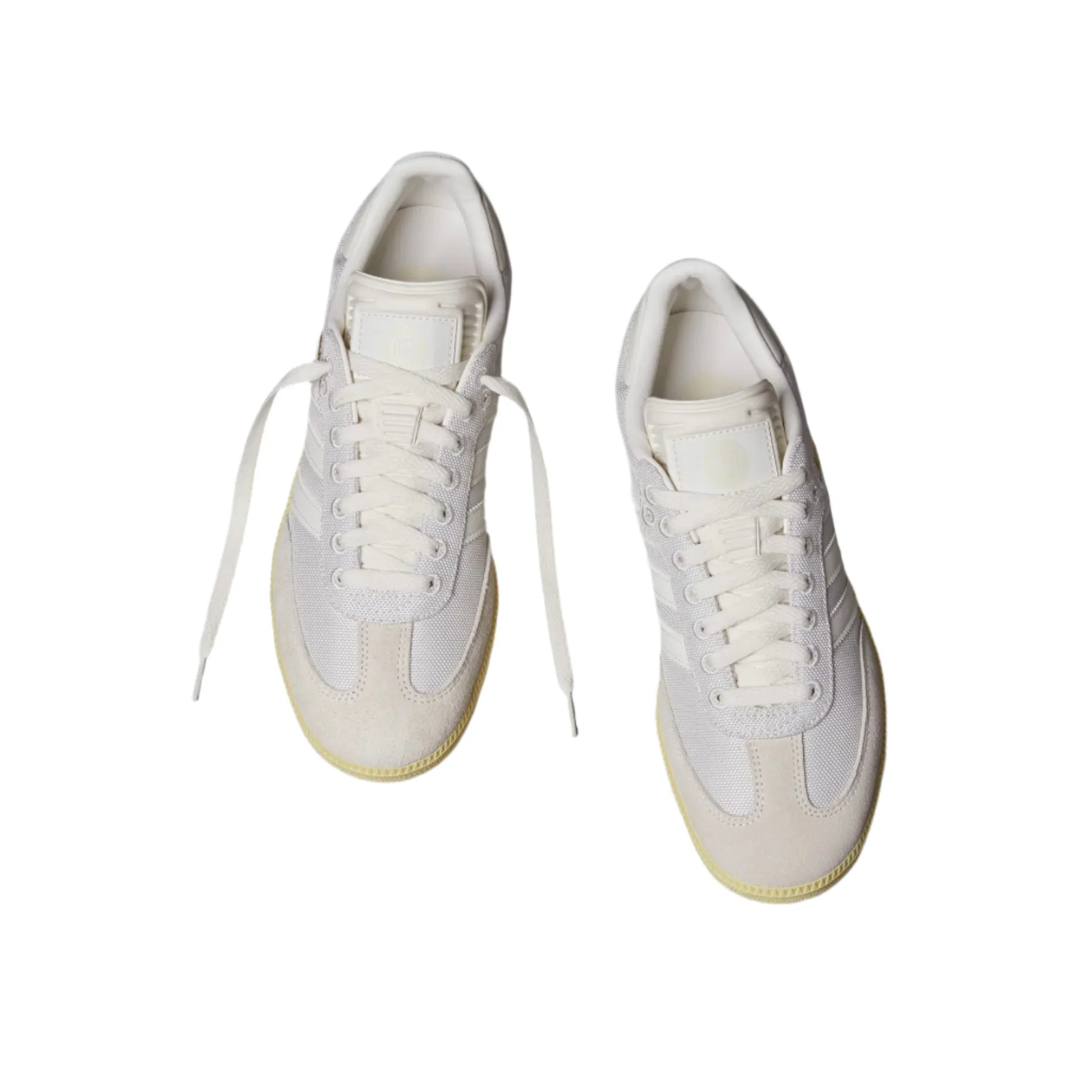 New Arrival adidas Germany Samba 125th Anniversary Indoor Soccer Shoes (Cloud White/Off White/Almost Yellow)