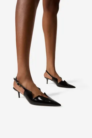 Icon Walk Garden Walk Gloss Star Cut-Out Low Stiletto