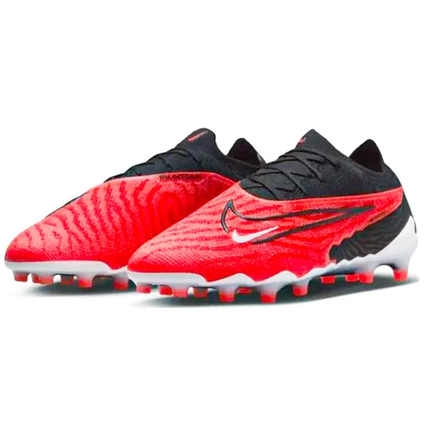 Buckle kids' shoes Nike Phantom GX Elite AG-Pro Soccer Cleats (Bright Crimson/Black)