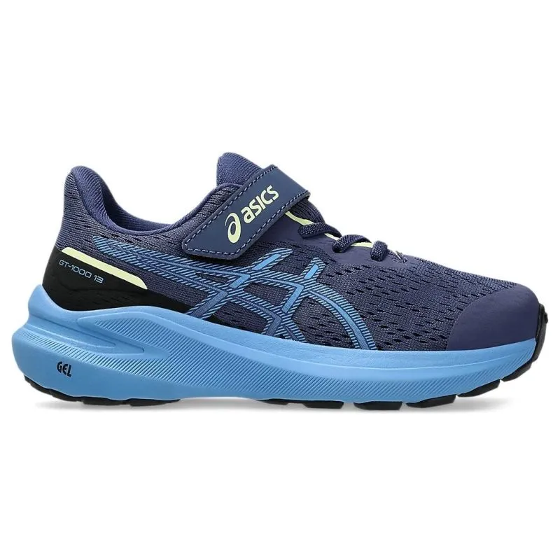 anti - fungal lining shoes hybrid sole shoes ASICS GT-1000 13 PS Kids Running Shoes