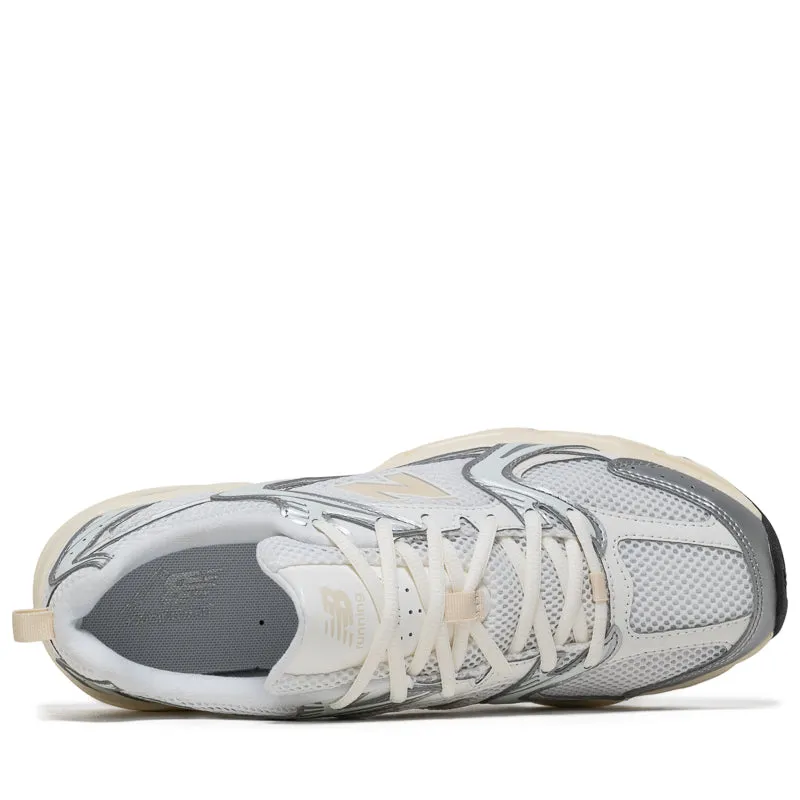 New Balance 530 - Silver Metallic/Linen supportive foam shoes tennis - compatible shoes