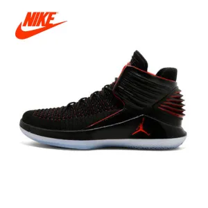 Original New Arrival Authentic NIKE Air Jordan XXXII - AA1253 001 Mens Basketball Shoes Sneakers Sport Outdoor Good Quality Torsion Bar Technology Pro Grip Shoes
