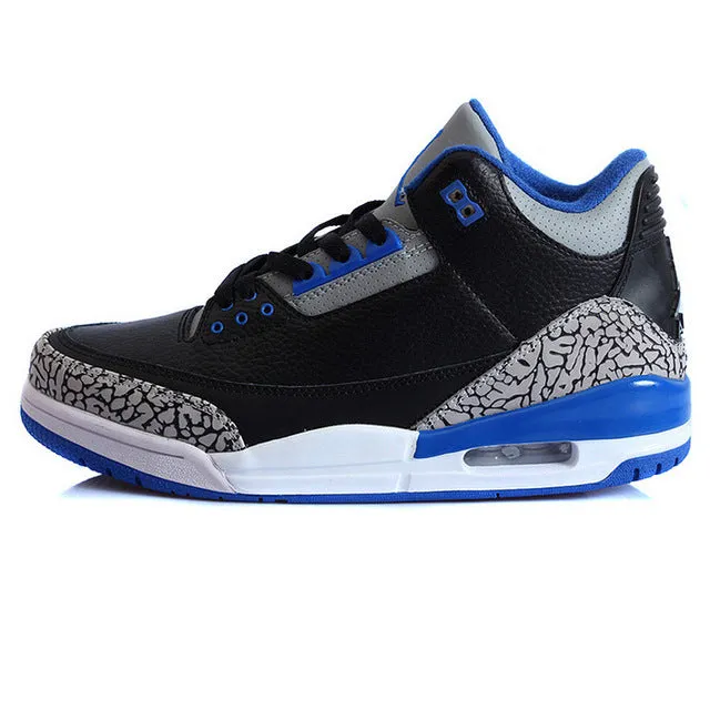 Original New Arrival Official NIKE Air Jordan 3 Retro Sport Men Basketball Shoes Comfortable Breathable Cushion Sneakers Sport Comfortable Grip Odor Resistant