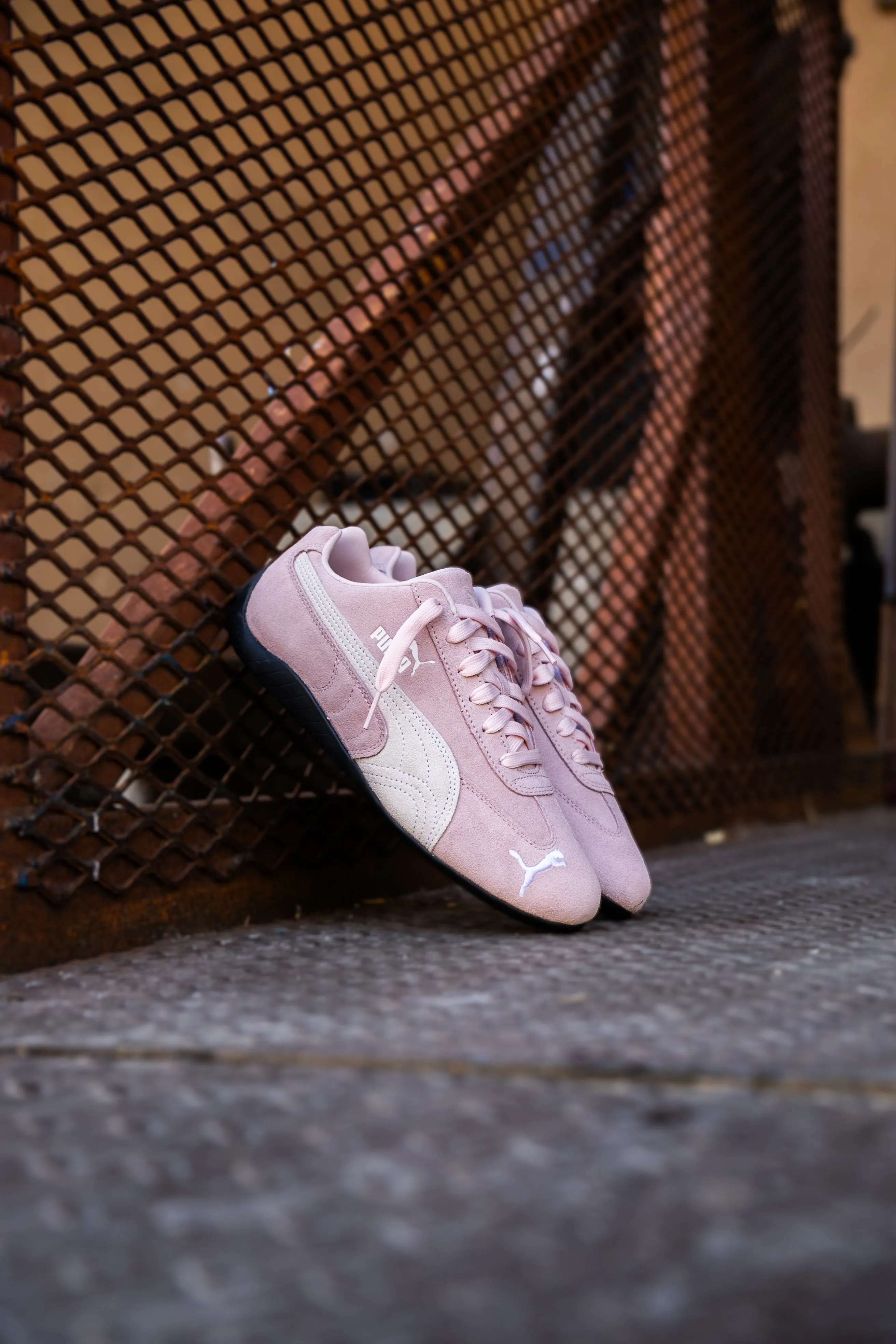 Womens Puma Speedcat OG (Whisp Of Pink/Puma White) High Top Comfortable Design