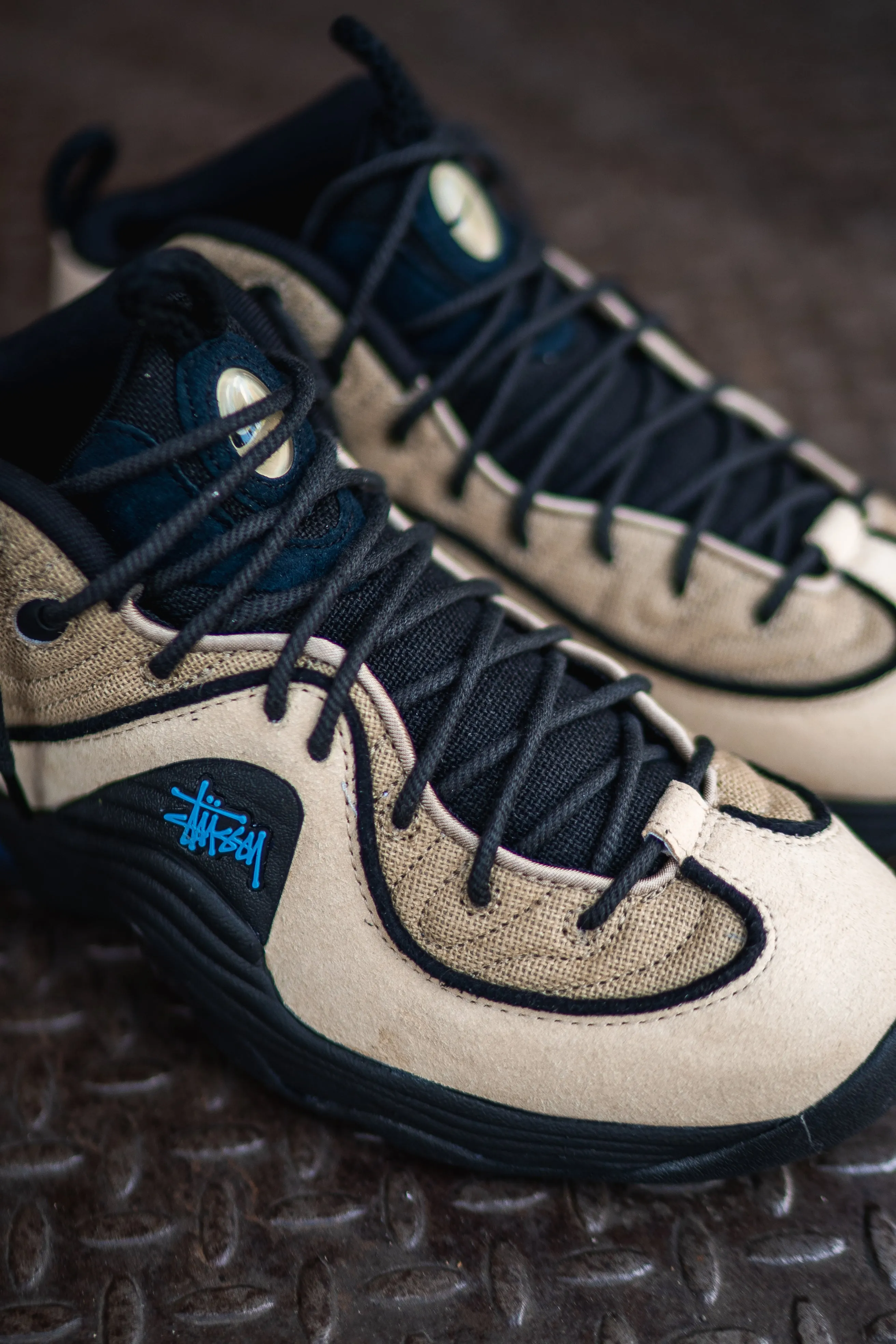 Nike x Stussy Air Penny 2 (Limestone) ratio