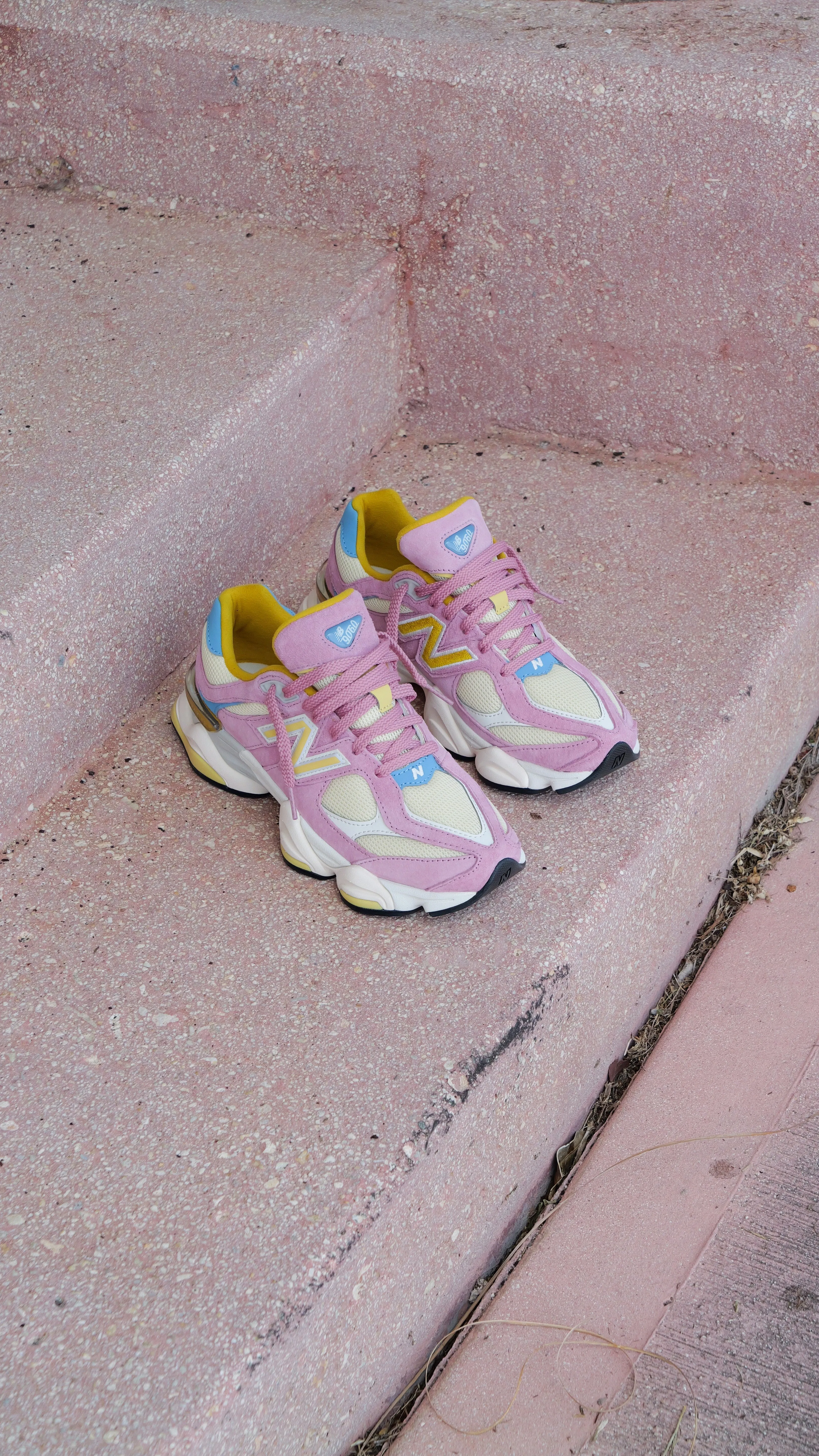 New Balance 9060 (Pink Suede) - U9060LDB active seniors Custom - made