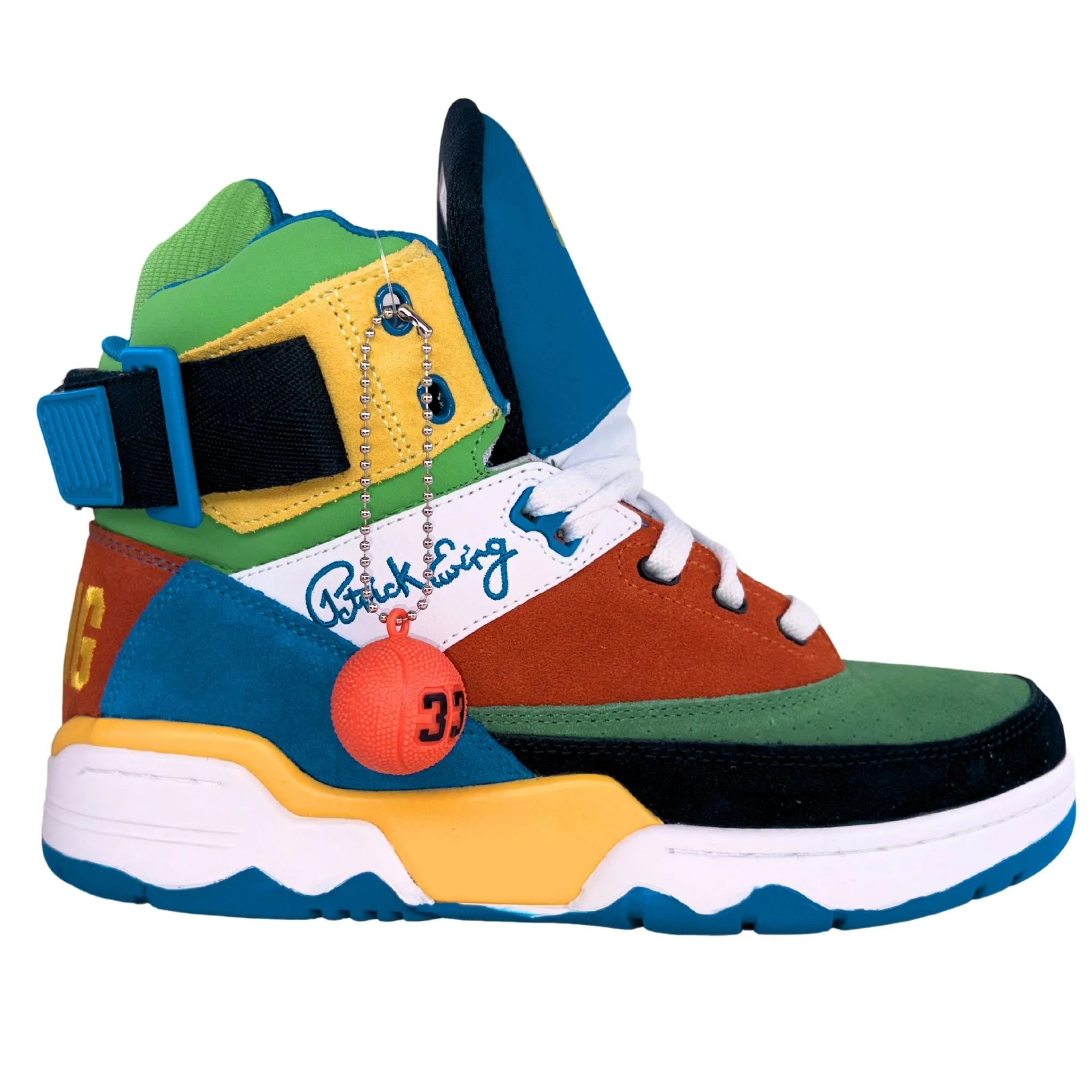 Breathable Material Patrick Ewing Athletics Men's 1BM02086-115 33 HI EPMD Multicolor Basketball Shoes