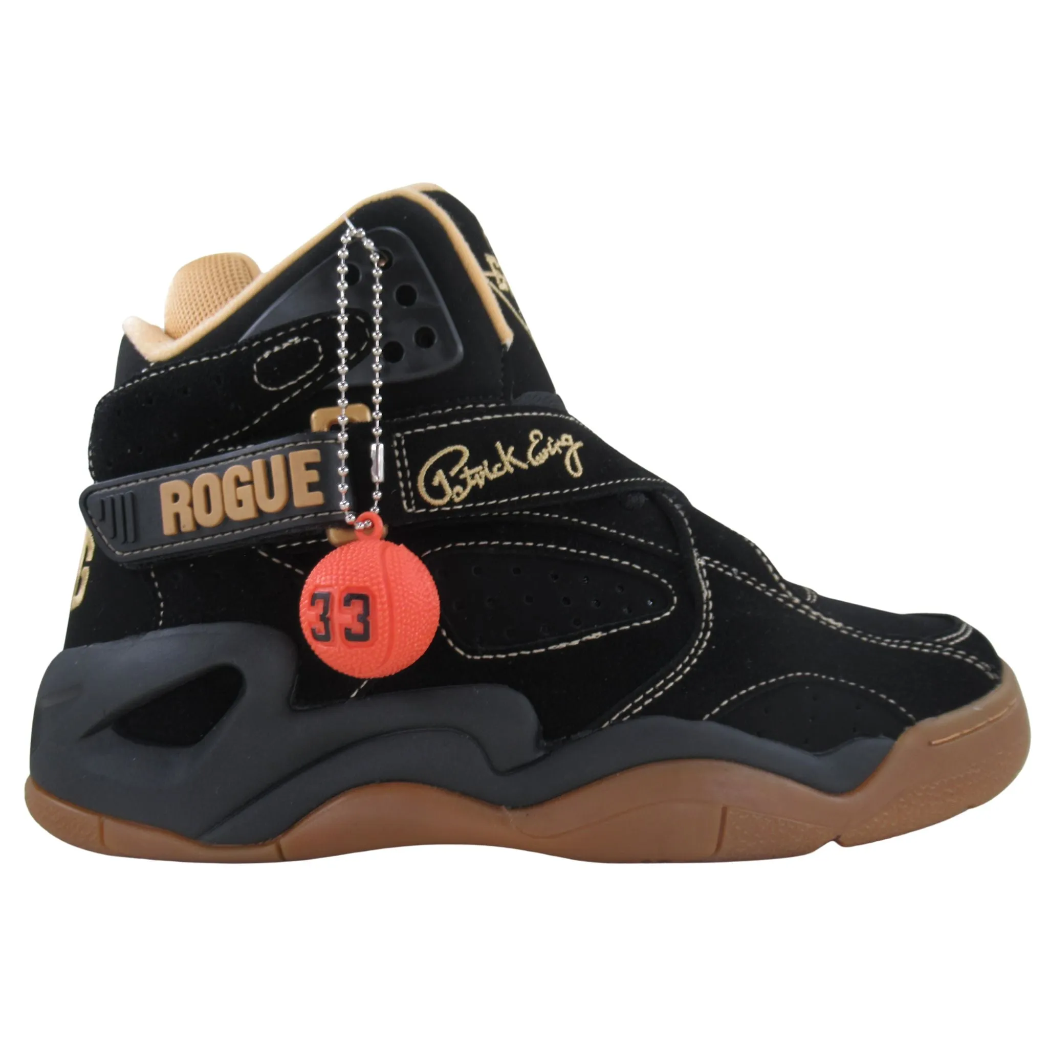 Quick Pack Modern Edge Patrick Ewing Athletics Men's 1BM02477-975 Rogue Basketball Shoes Black Gum