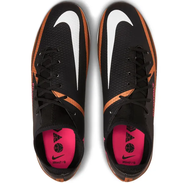 Girls' shoes league game Nike Phantom GT2 Academy DF FG/MG (Metallic Copper)