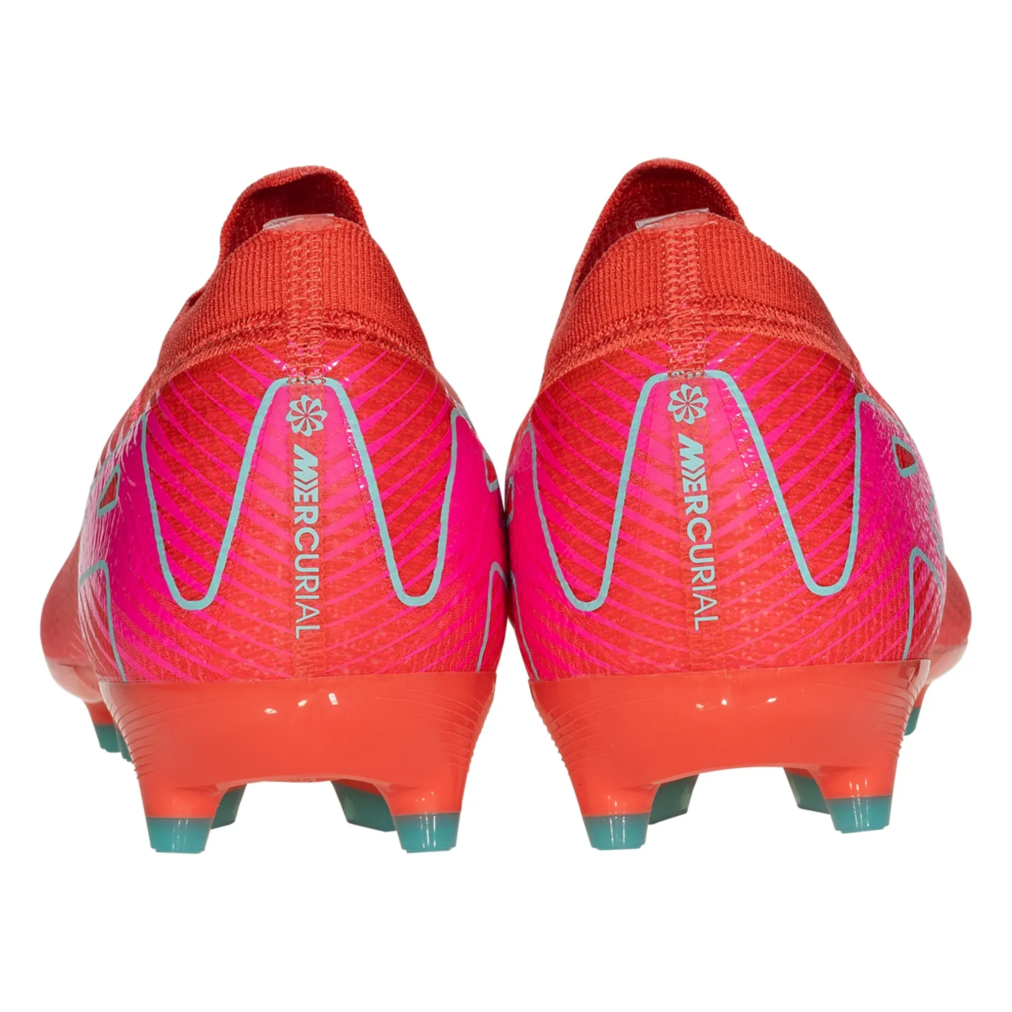 Orange buckle - closure shoes Nike Zoom Vapor 16 Pro AG-Pro Soccer Cleats (Ember Glow/Aurora Green)