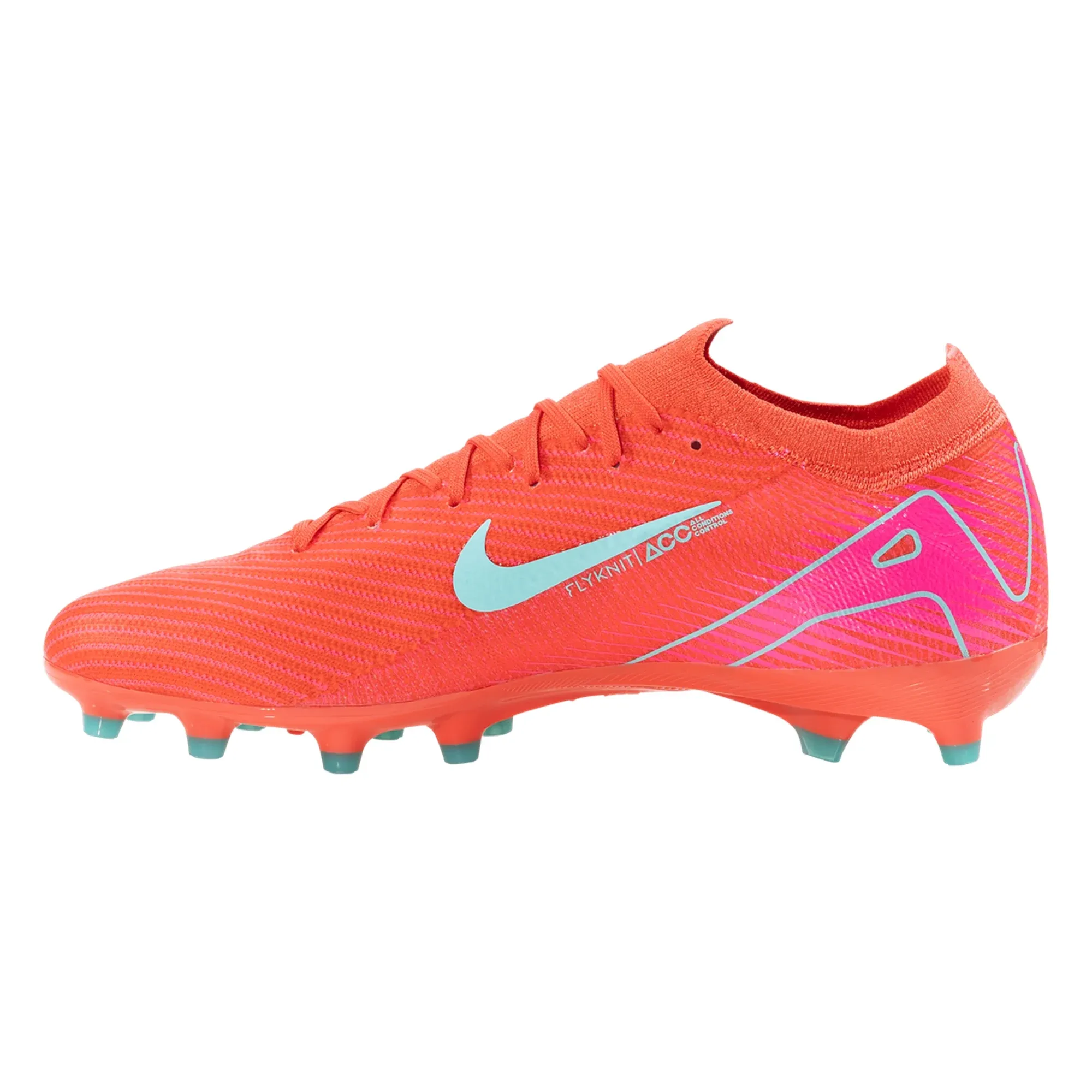 Nike Zoom Vapor 16 Pro AG-Pro Soccer Cleats (Ember Glow/Aurora Green) Dress Shoes VIP - area shoes