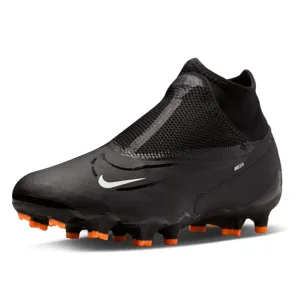 Nike Phantom GX Pro DF Firm Ground Soccer Cleats (Black/Summit White) Teenagers' shoes