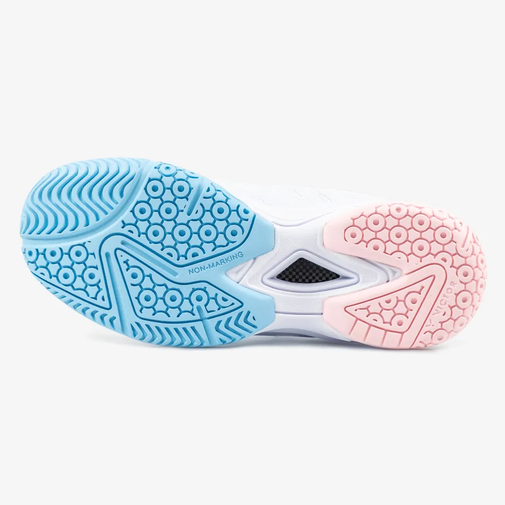Victor A396F-AM Court Shoe (White/Corydalis Blue) Move MasterX Power Legend