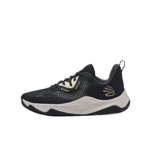 Under Armour Curry Splash 3 Black Metallic Gold Breathable Airflow Channels