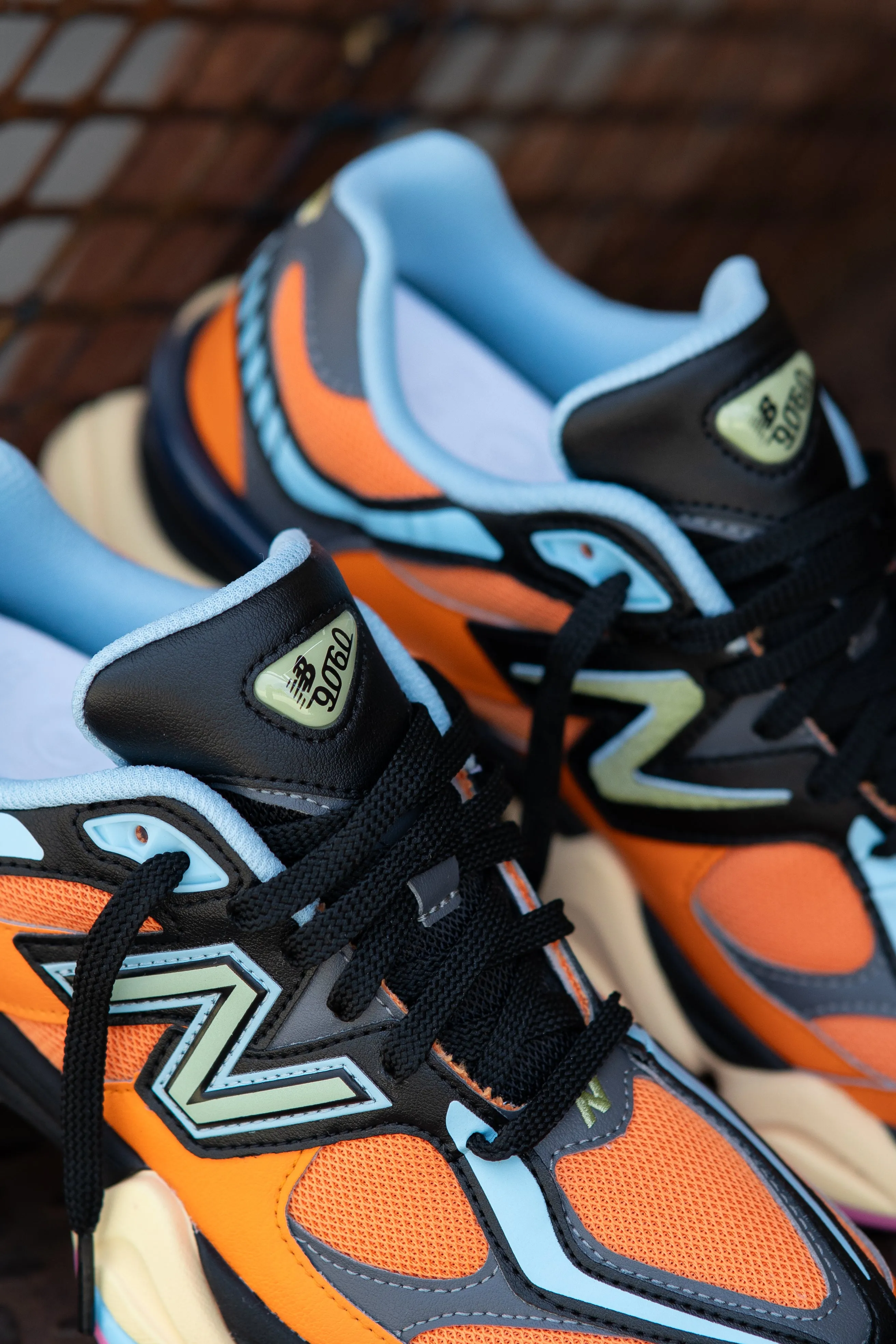 Mens New Balance 9060 (Orange/Black) - U9060OGB most fall