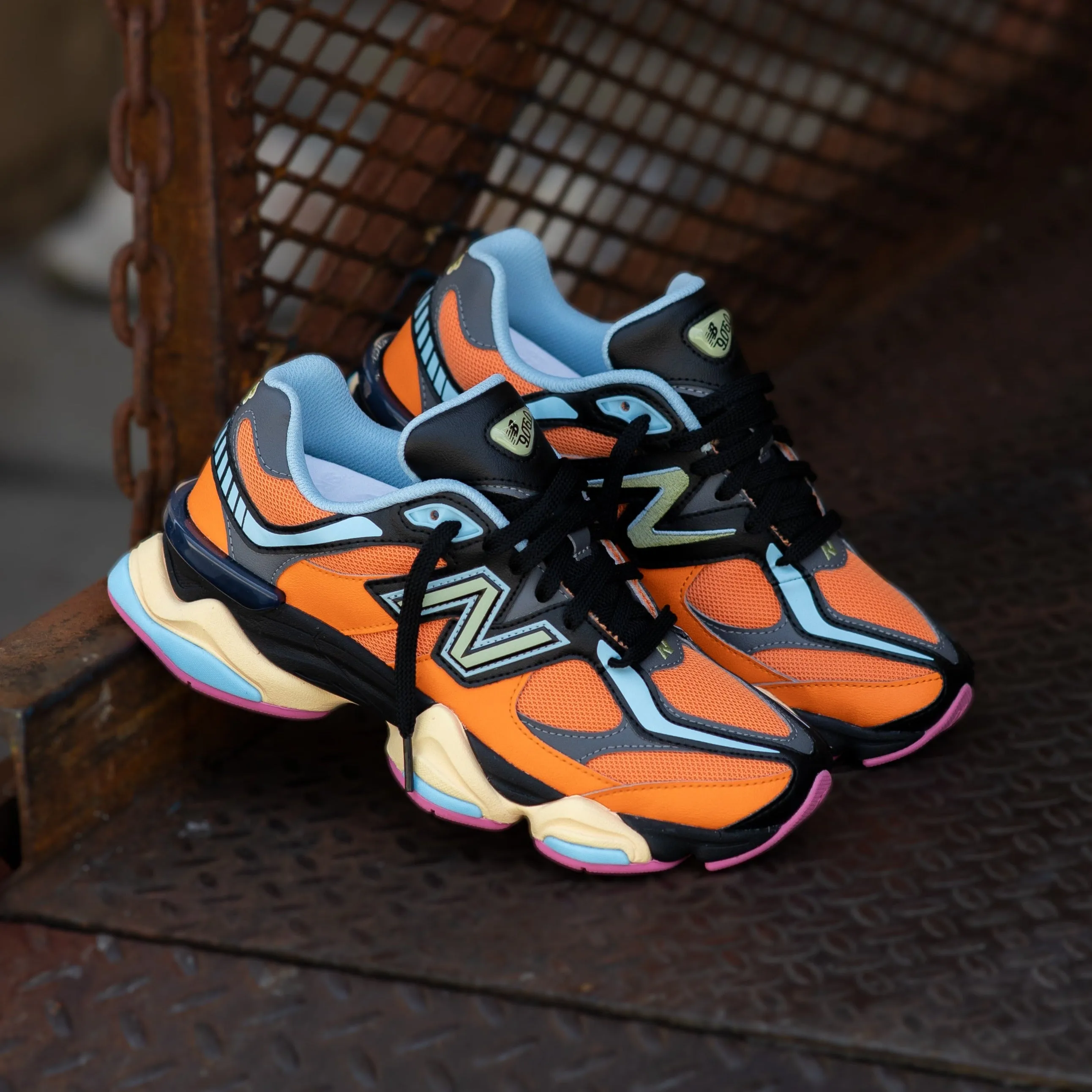 Mens New Balance 9060 (Orange/Black) - U9060OGB Budget - friendly