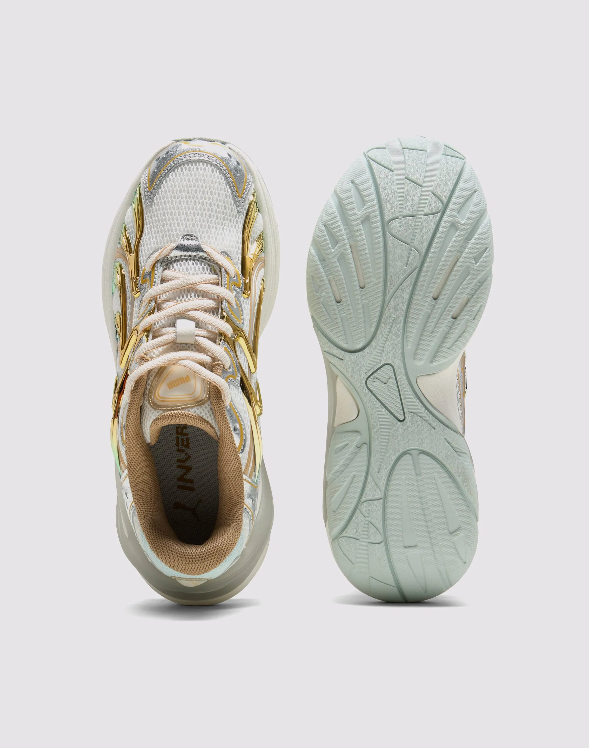 Puma Inverse Metallic "White/Gold" Sustainable production