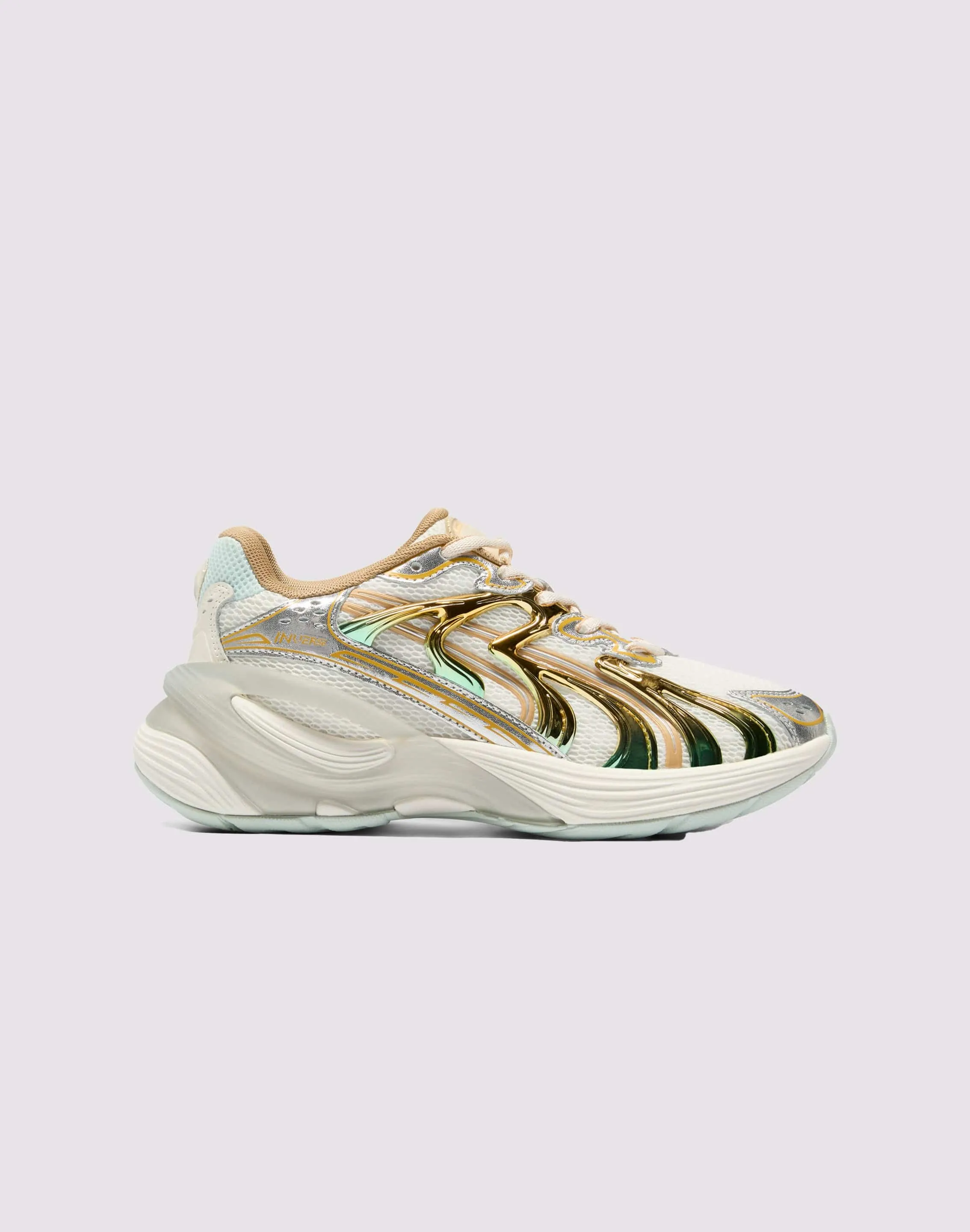 Puma Inverse Metallic "White/Gold" Water Resistant Lining WaterResistant