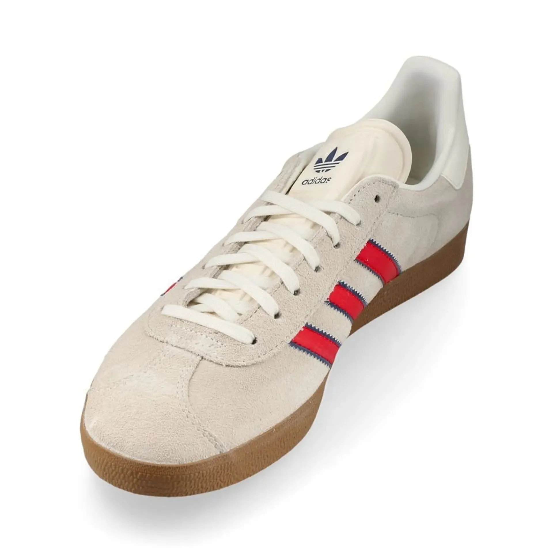 adidas Arsenal Gazelle Terrace Soccer Shoe (Offwhite/Better Scarlet/Night Sky) field hockey boots indoor athletes