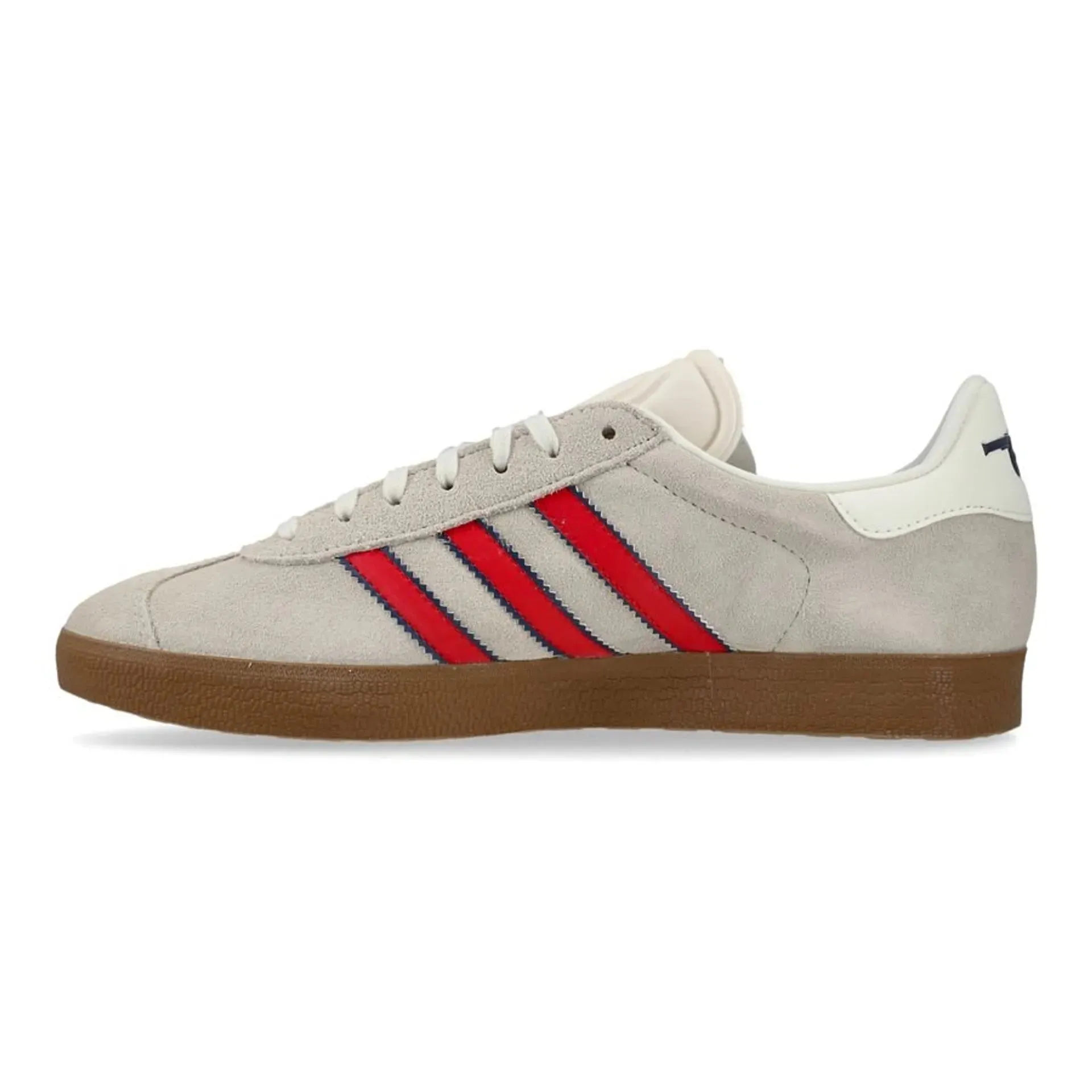 adidas Arsenal Gazelle Terrace Soccer Shoe (Offwhite/Better Scarlet/Night Sky) racquetball - court shoes