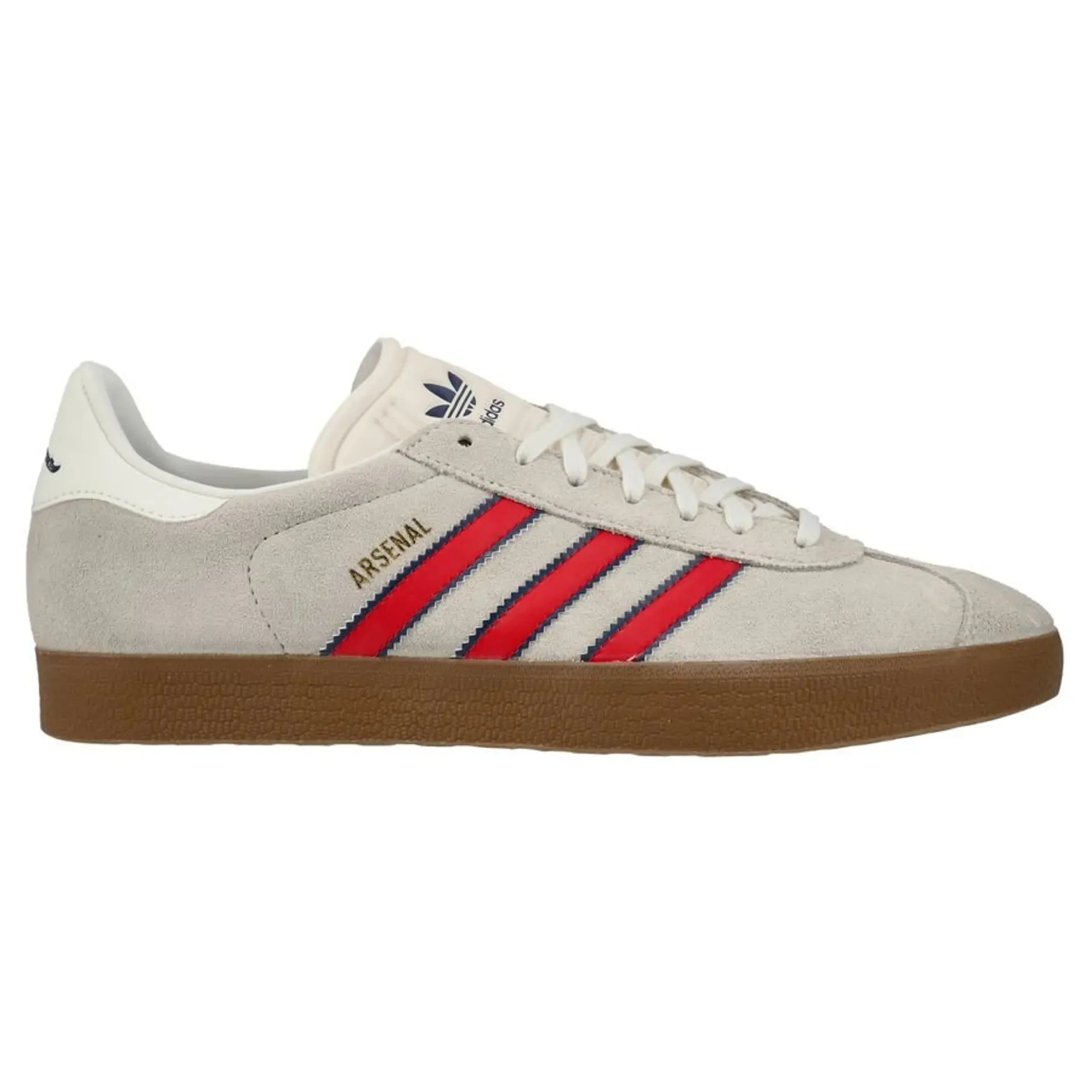 Floral kids' shoes Tennis kids' shoes adidas Arsenal Gazelle Terrace Soccer Shoe (Offwhite/Better Scarlet/Night Sky)
