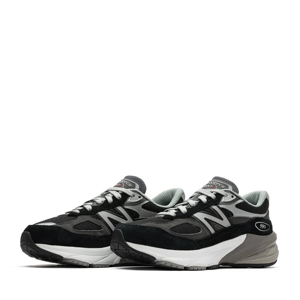 New Balance FuelCell 990v6 (GS) - Black/Silver Versatile Fit pre - workout