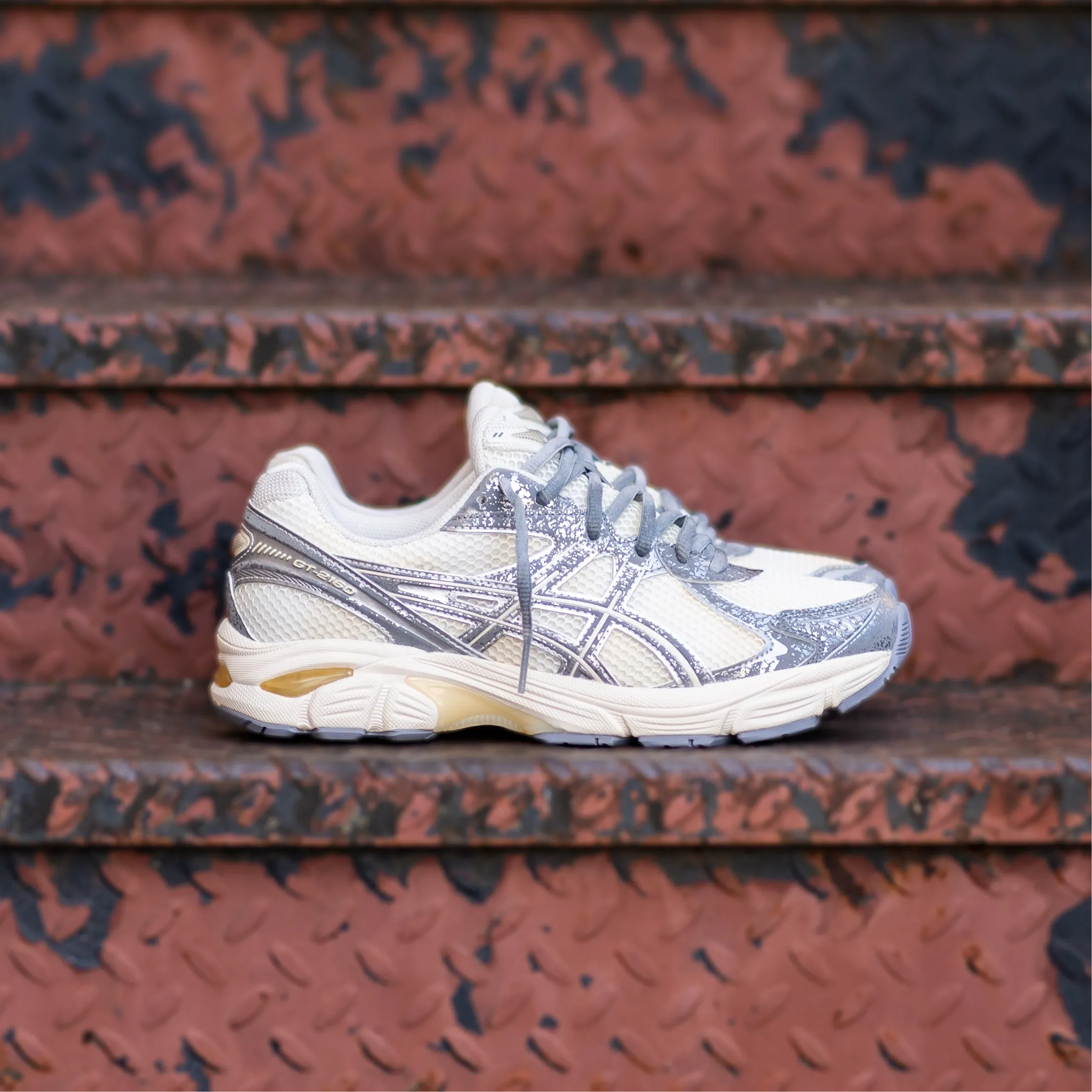 Mens Asics GT-2160 (Cream/Sheet Rock) driest