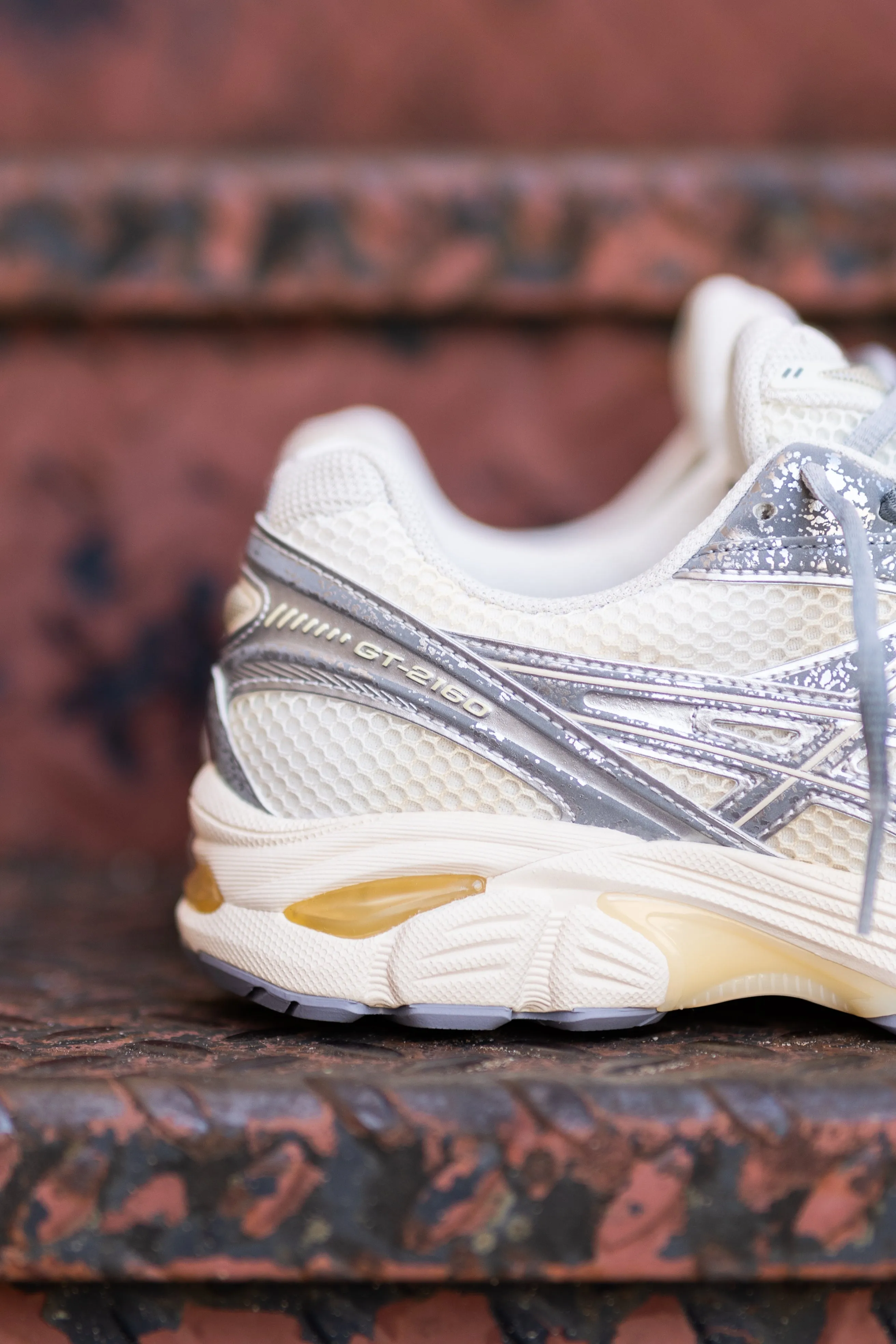 Mens Asics GT-2160 (Cream/Sheet Rock) Smart stability Stretchy Material