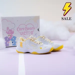 Victor x Care Bears Junior Court Shoes A-CBCJR AE (White/Bright Yellow) Excellent