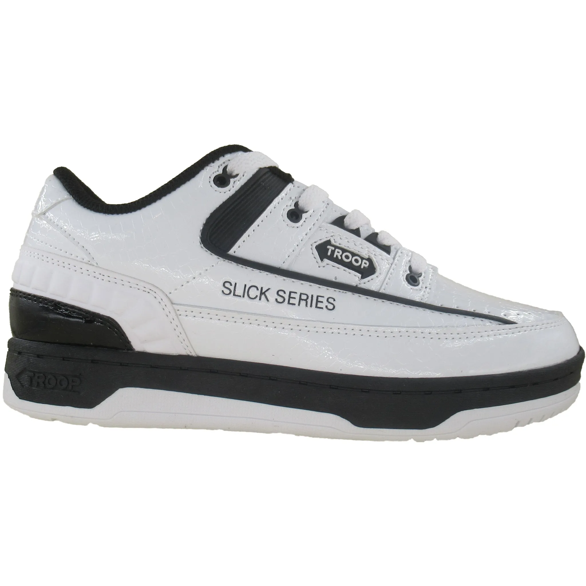 Troop Men's Slick Series Patent Leather Retro Casual Shoes Festival Ready Beach Trek