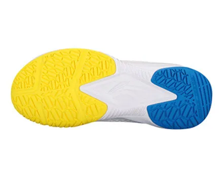 Li Ning Lei Ting Badminton Kid's Shoe [White/Blue] AYTT014-3 lovely Boost Edge