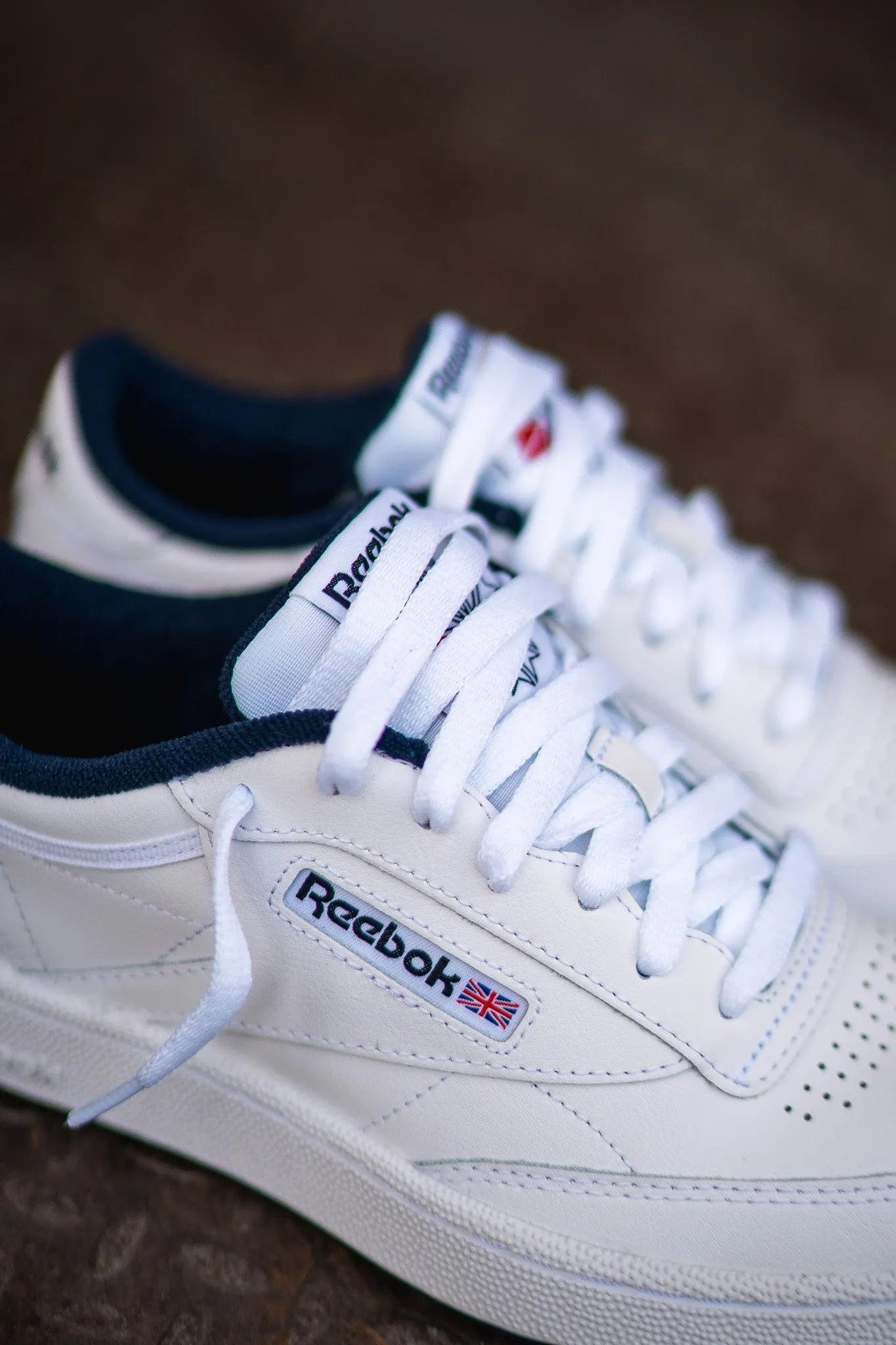 Summer essentials Reebok Club C 85 (White/Navy)