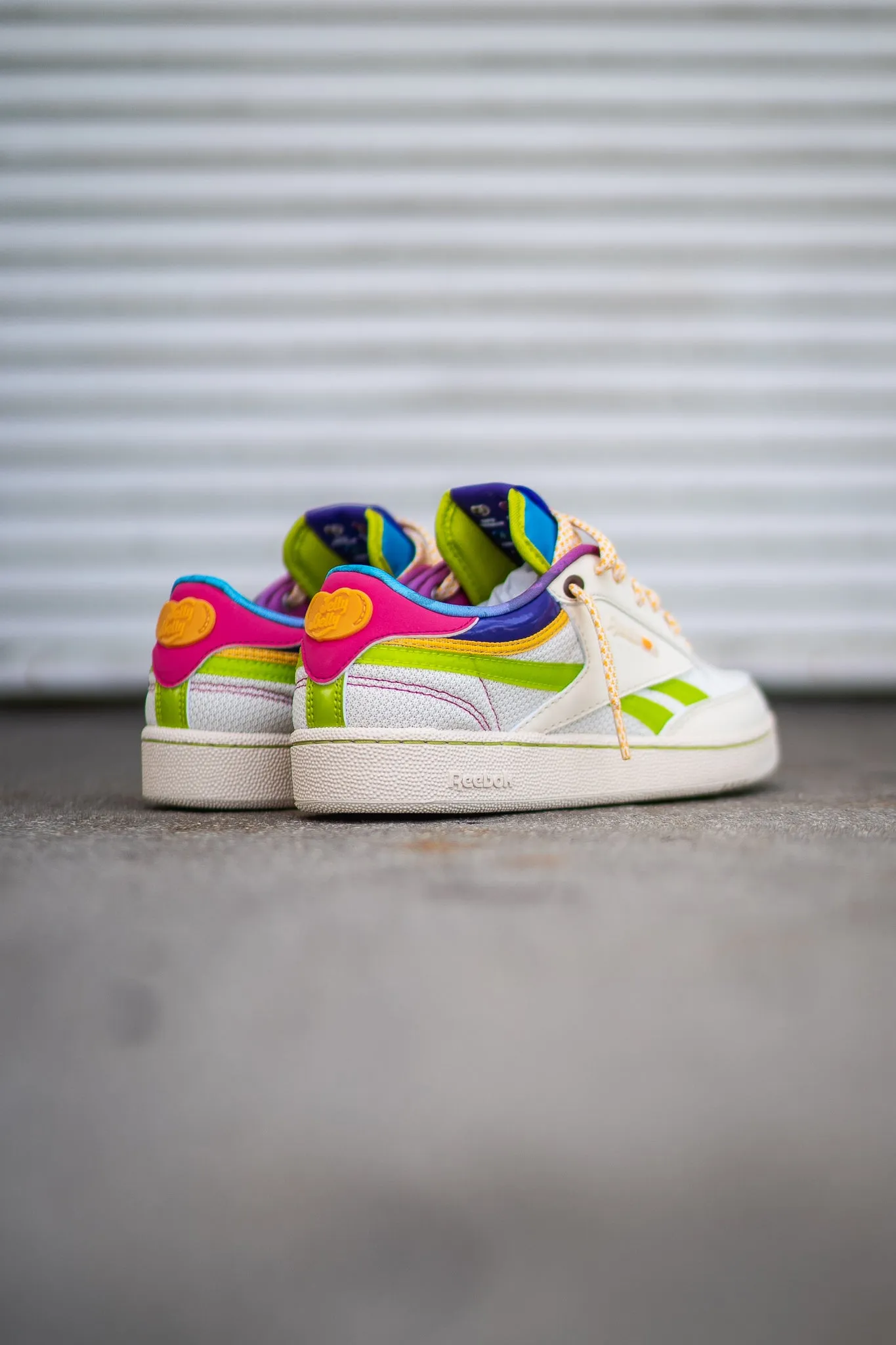 Edgy purest Reebok X JELLY BELLY Club C Revenge (Chalk/Multi)