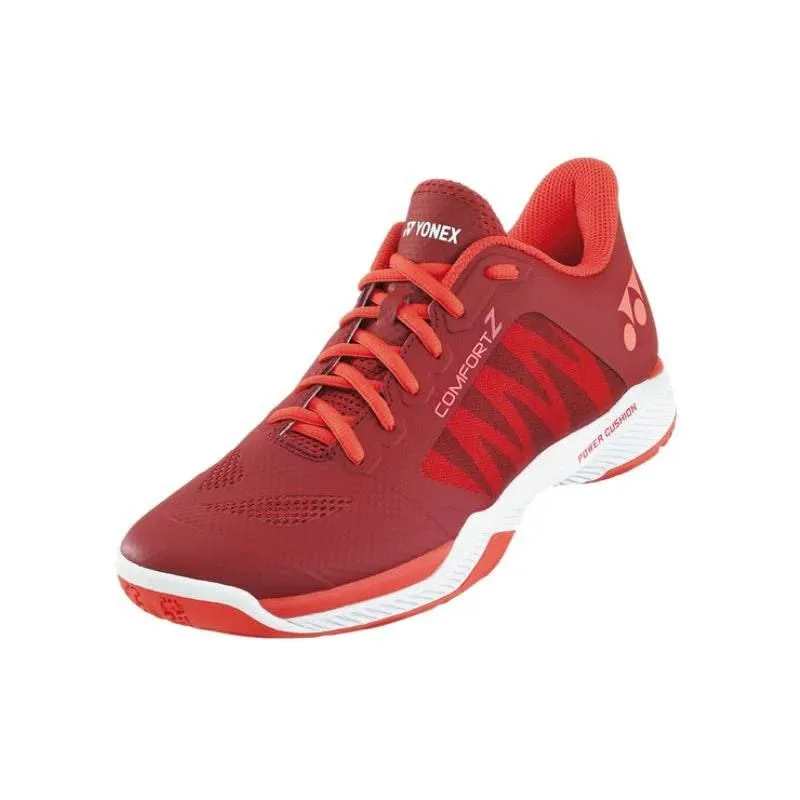 Start Alpha (CLEARANCE) YONEX 2024 Power Cushion Comfort Z 3 Badminton Shoes Dark Red MEN'S
