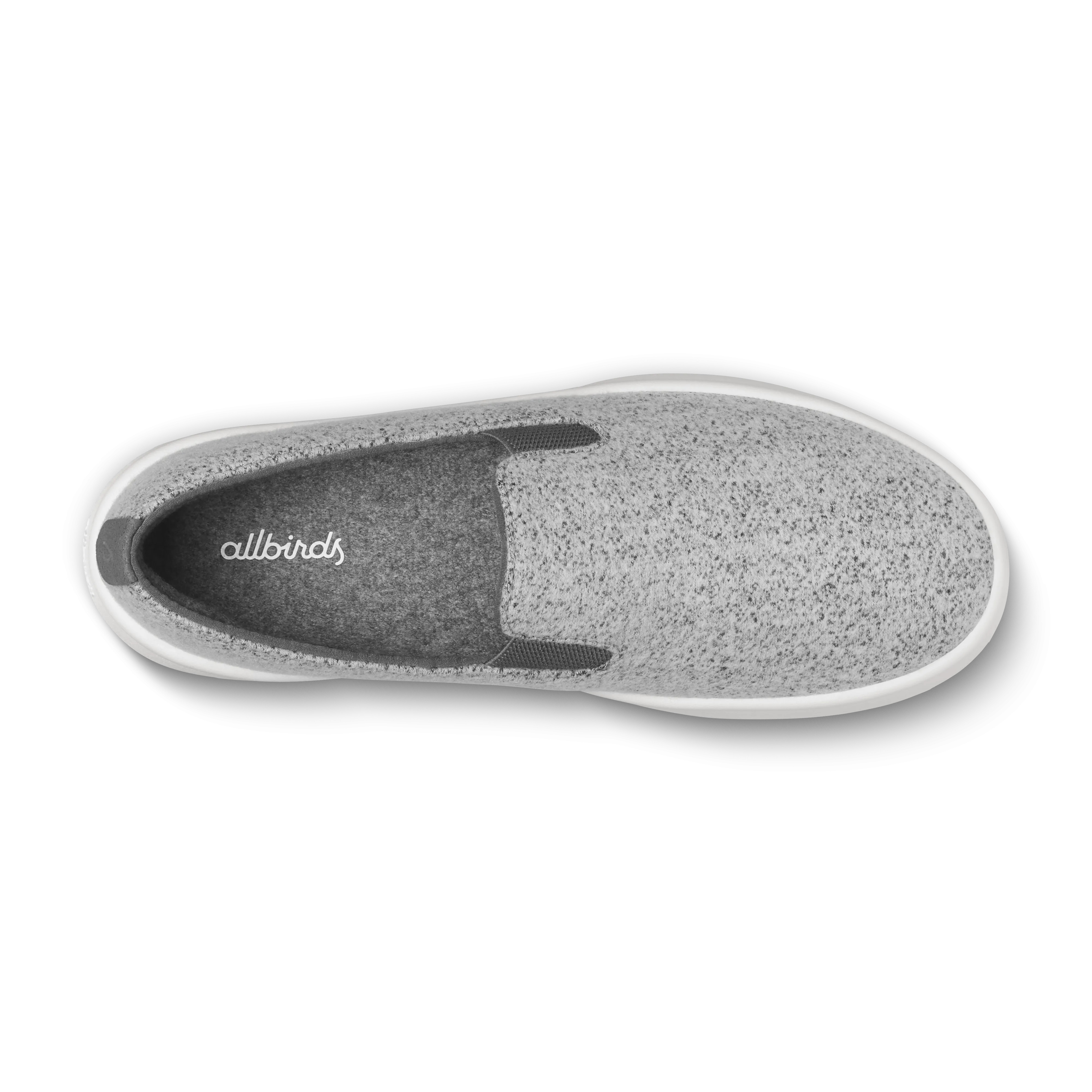 Men's Wool Cruiser Slip On - Medium Grey (Blizzard Sole) Fast Step