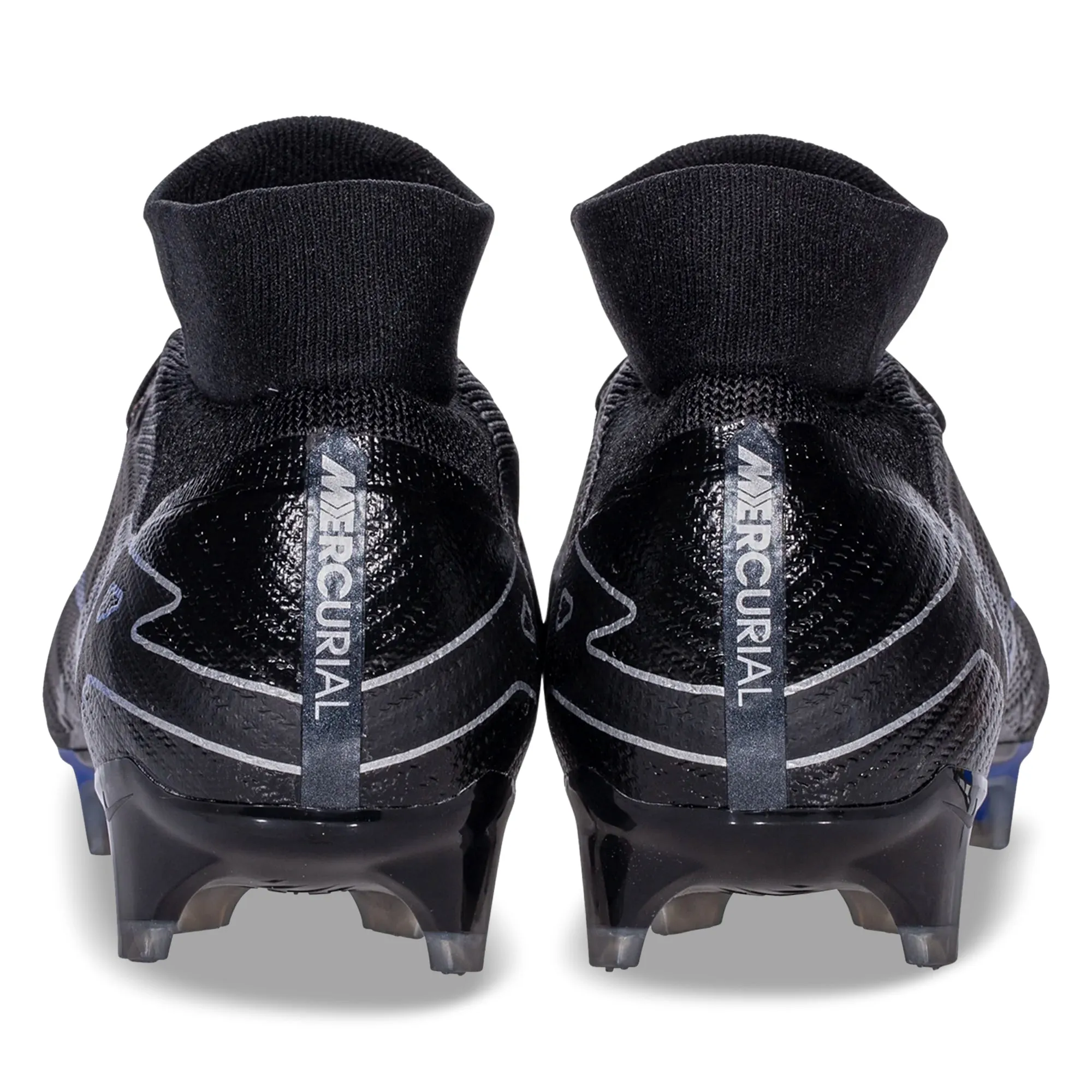 Nike Zoom Superfly 9 Pro Firm Ground Soccer Cleats (Black/Chrome-Hyper Royal) self - purchase circus - ring shoes