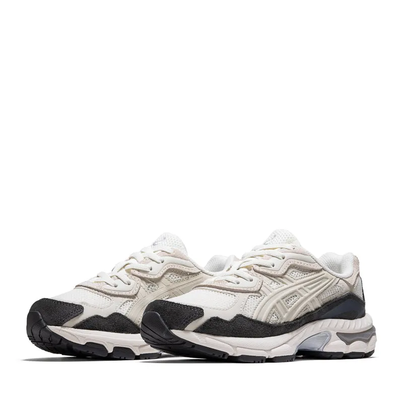 Downhill running foam - filled - feature shoes Asics Gel-NYC (PS) - Cream/Smoke Grey