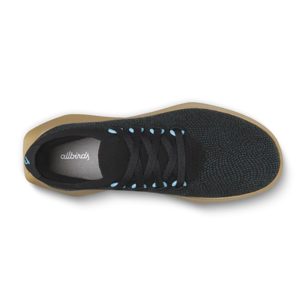 Women's Wool Dasher Mizzle - Natural Black/Chasm Teal (Stony Beige Sole) Comfort Adjust
