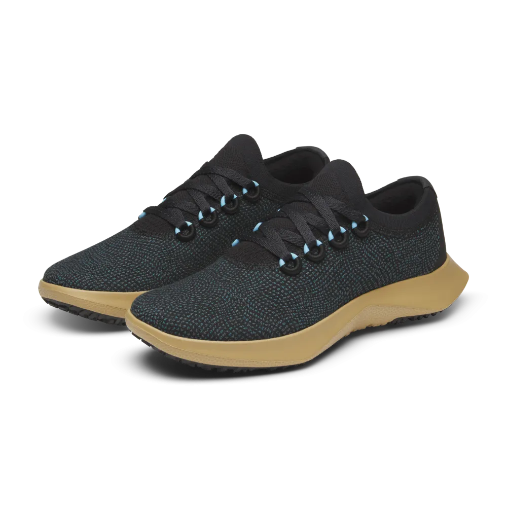 Stretchable Openings Road Performance Women's Wool Dasher Mizzle - Natural Black/Chasm Teal (Stony Beige Sole)