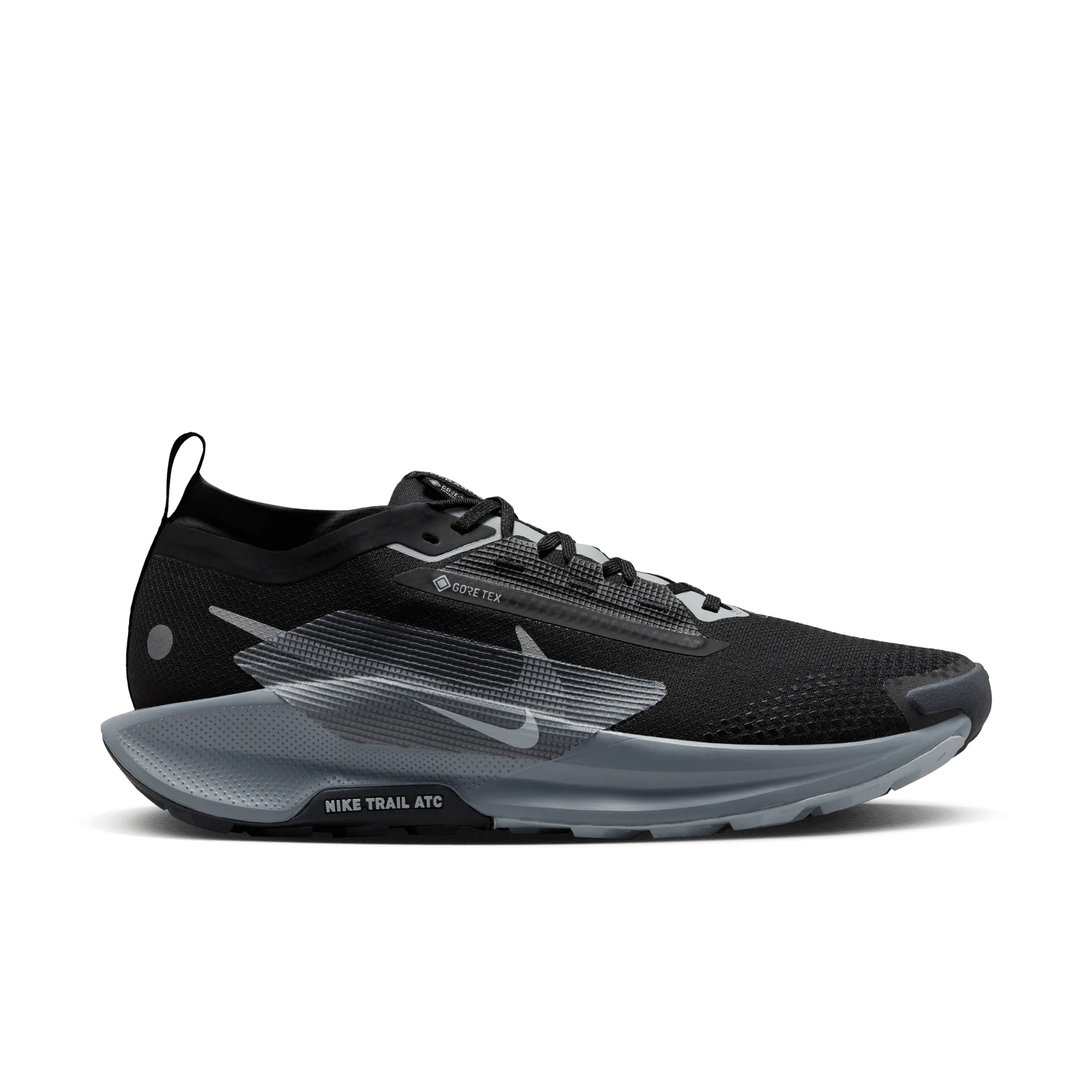 MEN'S PEGASUS TRAIL 5 GORE-TEX - D - BLACK/WOLF GREY indoor - track running shoes