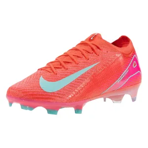 Nike Zoom Vapor 16 Elite FG Soccer Cleats (Ember Glow/Aurora Green) turf field shoes on - the - go shoes